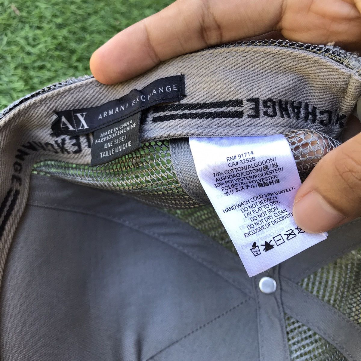 Armani Exchange × Designer Armani Exchange Trucker Hat Size ONE SIZE - 9 Thumbnail