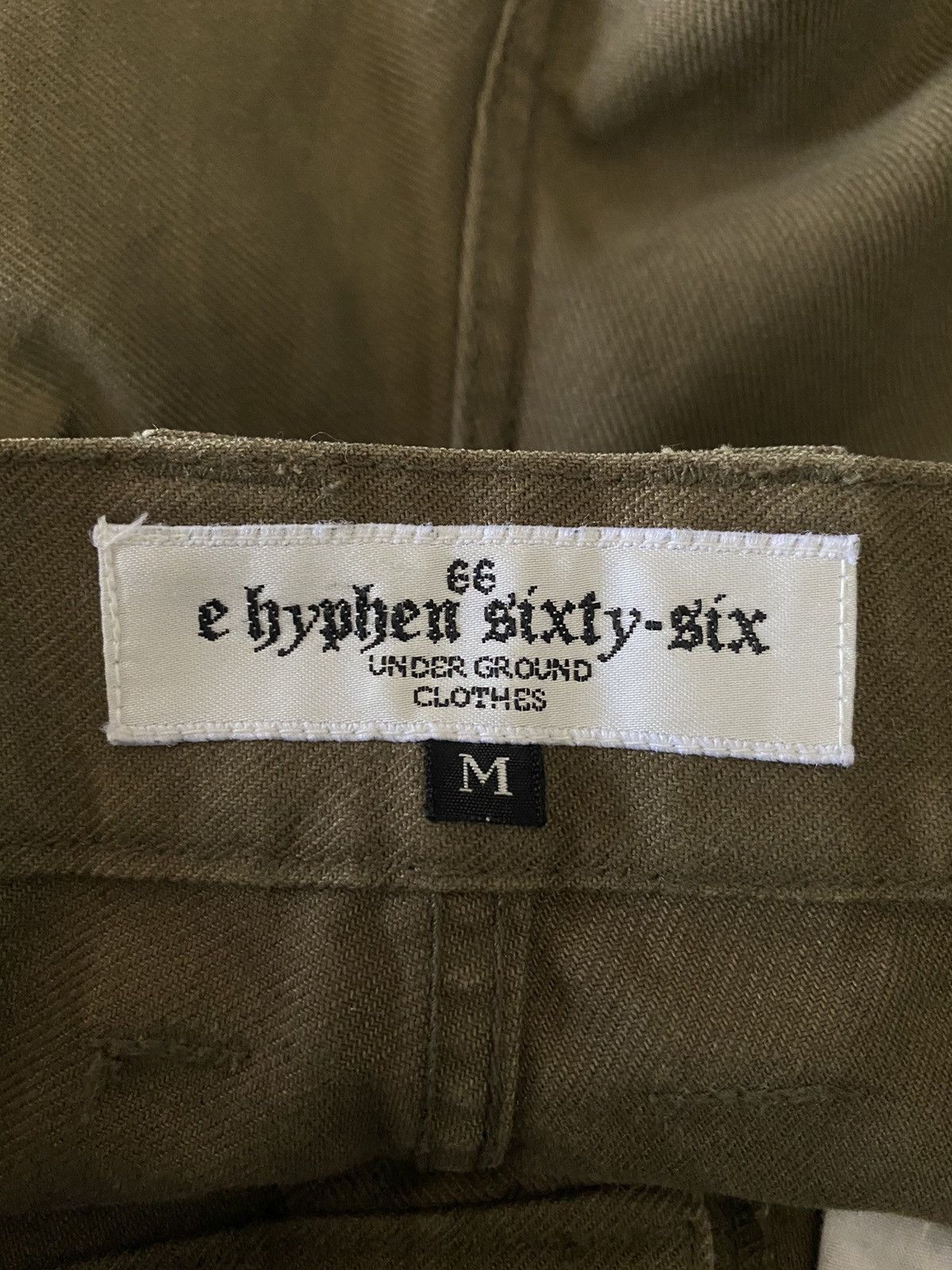 Japanese Brand E Hyphen 66 Japan Cargo Flared Wide Leg Military style Pants Size US 30 / EU 46 - 14 Thumbnail