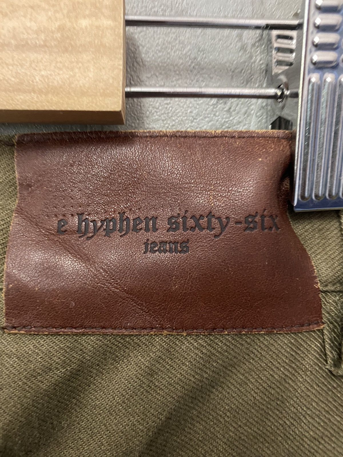 Japanese Brand E Hyphen 66 Japan Cargo Flared Wide Leg Military style Pants Size US 30 / EU 46 - 11 Thumbnail
