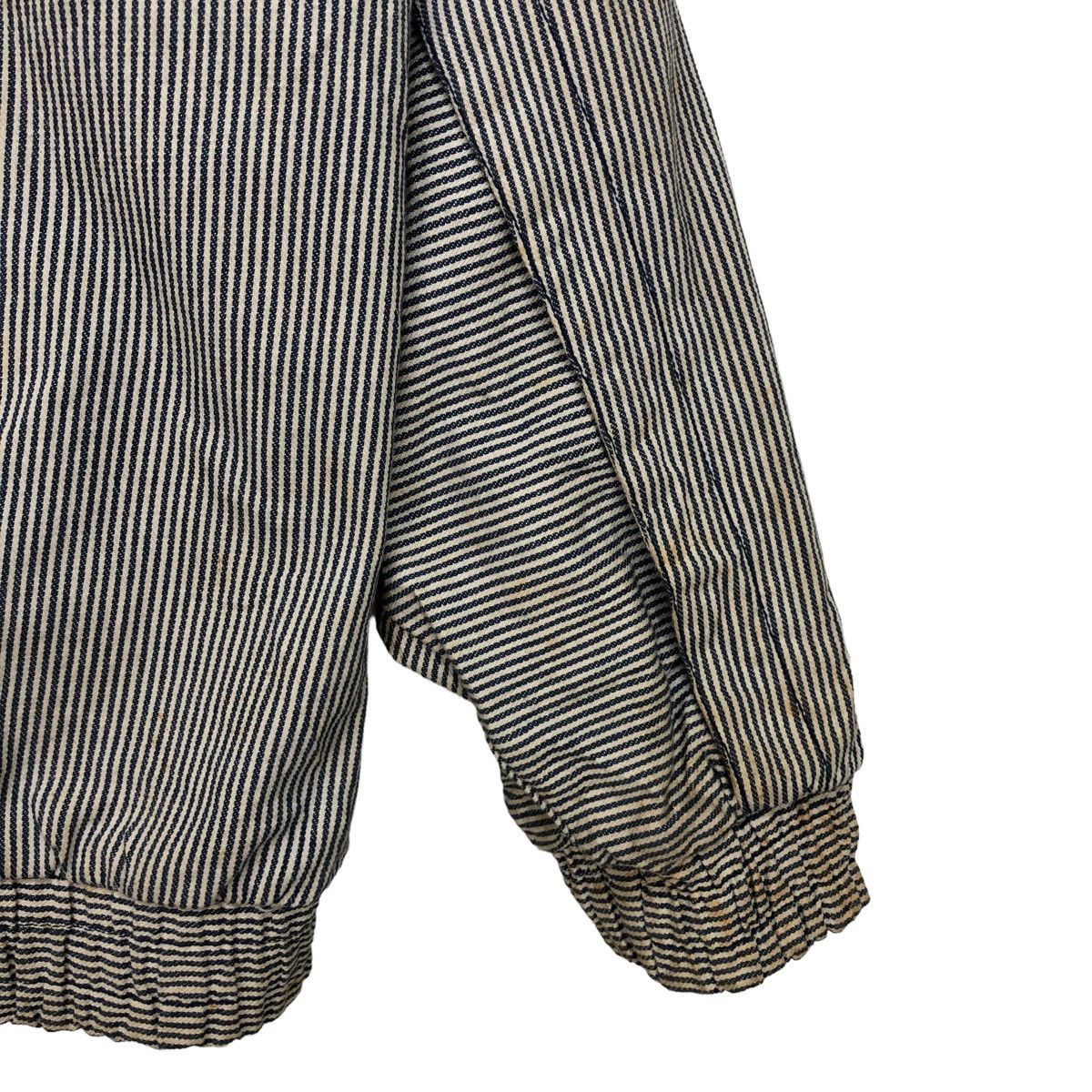 Japanese Brand Vintage Worker Hikory Stripes Slank Pocket Jacket Size US M / EU 48-50 / 2 - 5 Thumbnail