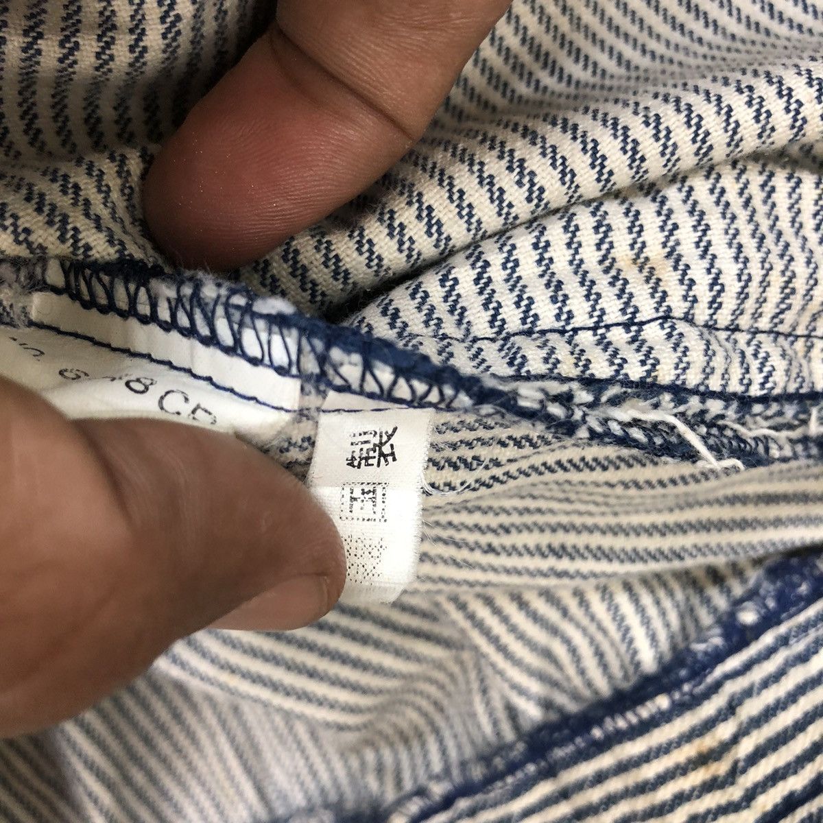 Japanese Brand Vintage Worker Hikory Stripes Slank Pocket Jacket Size US M / EU 48-50 / 2 - 13 Thumbnail