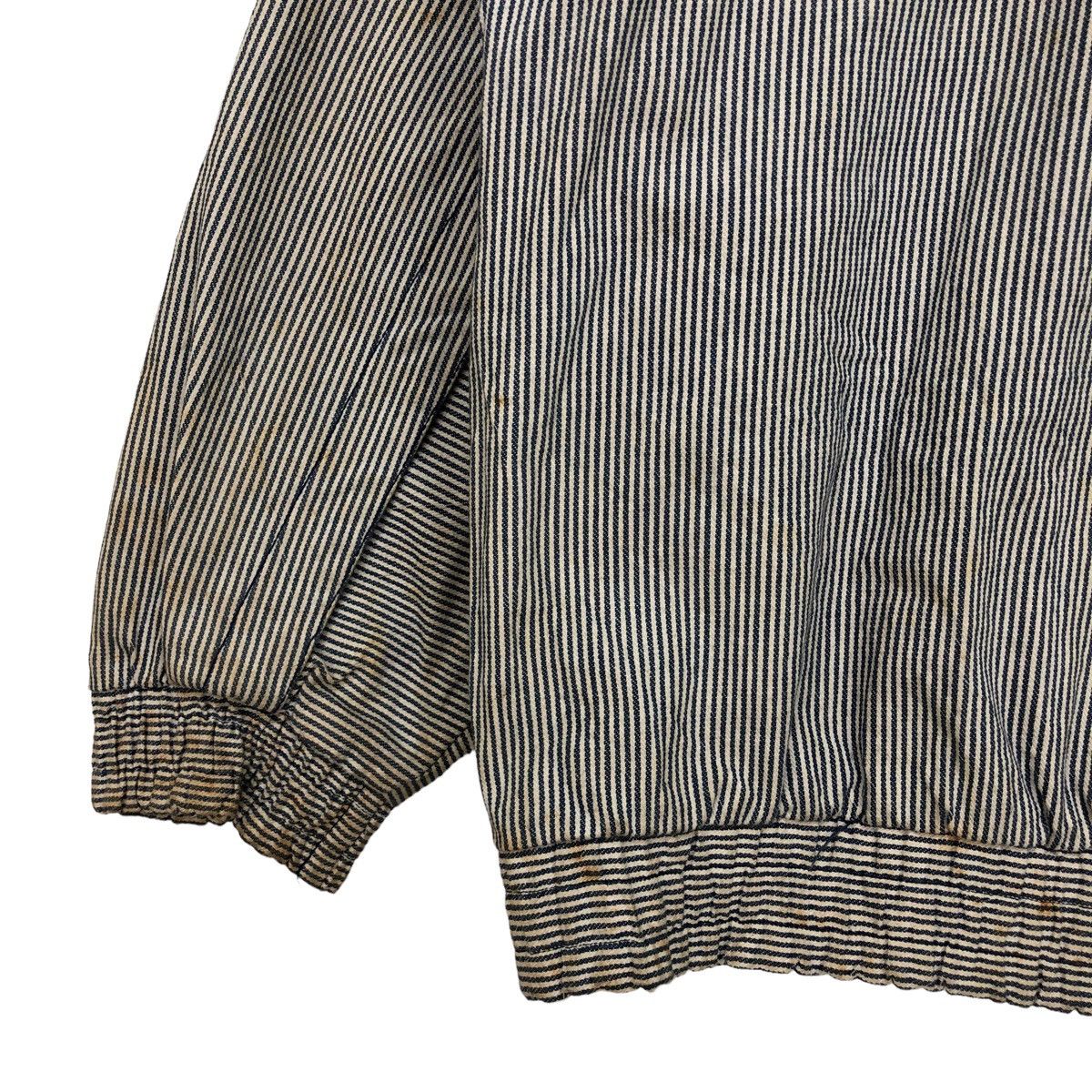 Japanese Brand Vintage Worker Hikory Stripes Slank Pocket Jacket Size US M / EU 48-50 / 2 - 4 Thumbnail