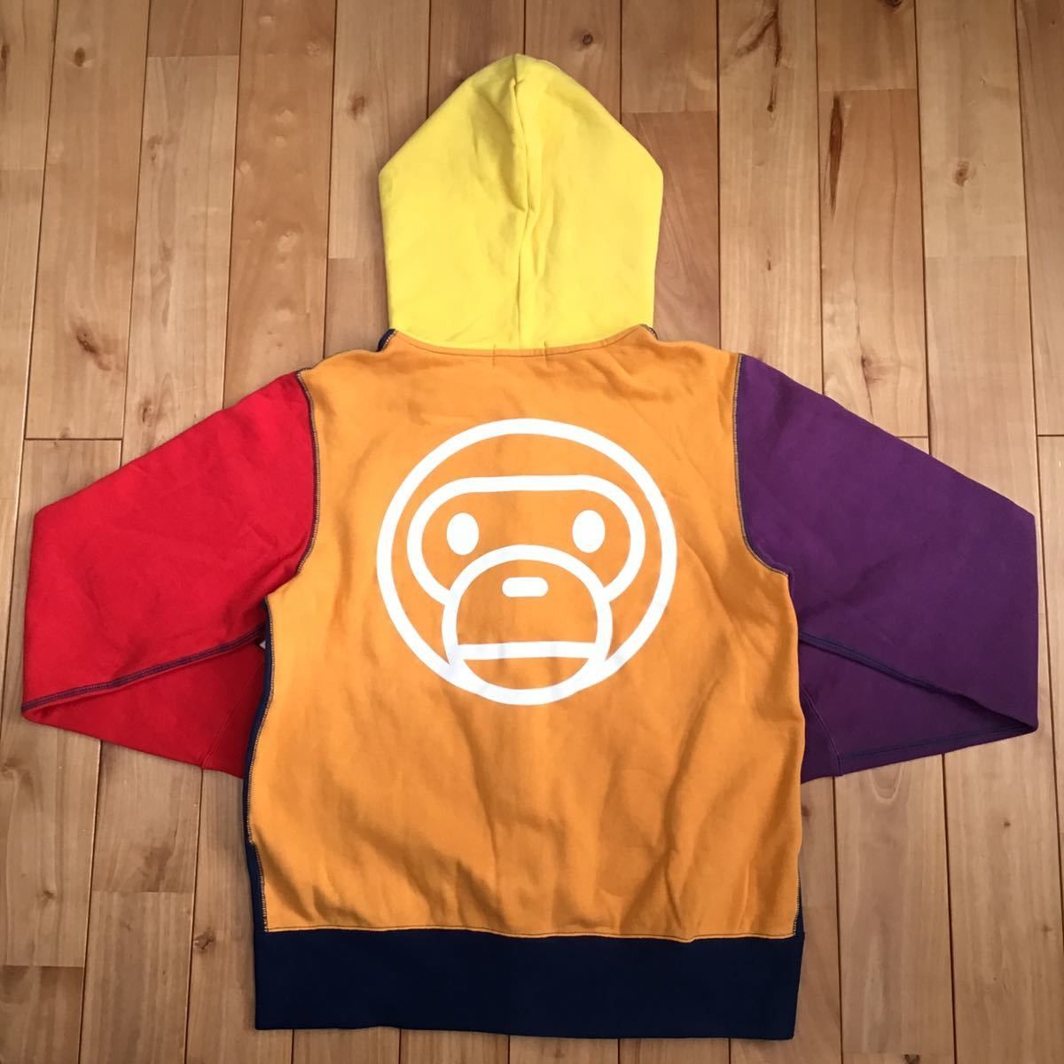 Bape BAPE baby milo crazy zip hoodie Size US M / EU 48-50 / 2 - 3 Thumbnail
