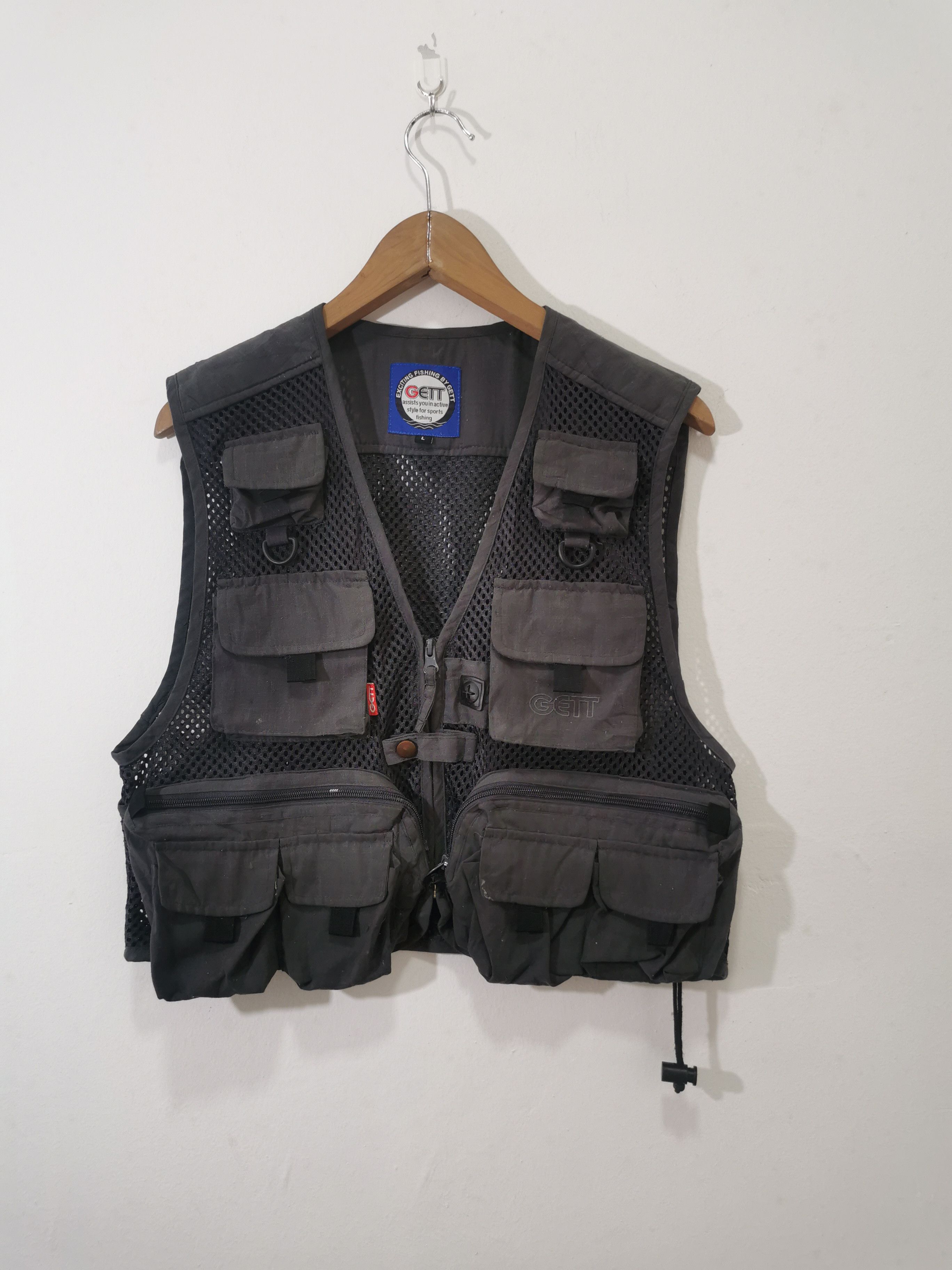 Japanese Brand Gett Multipocket Tactical Fishing Vest Size US L / EU 52-54 / 3 - 1 Thumbnail