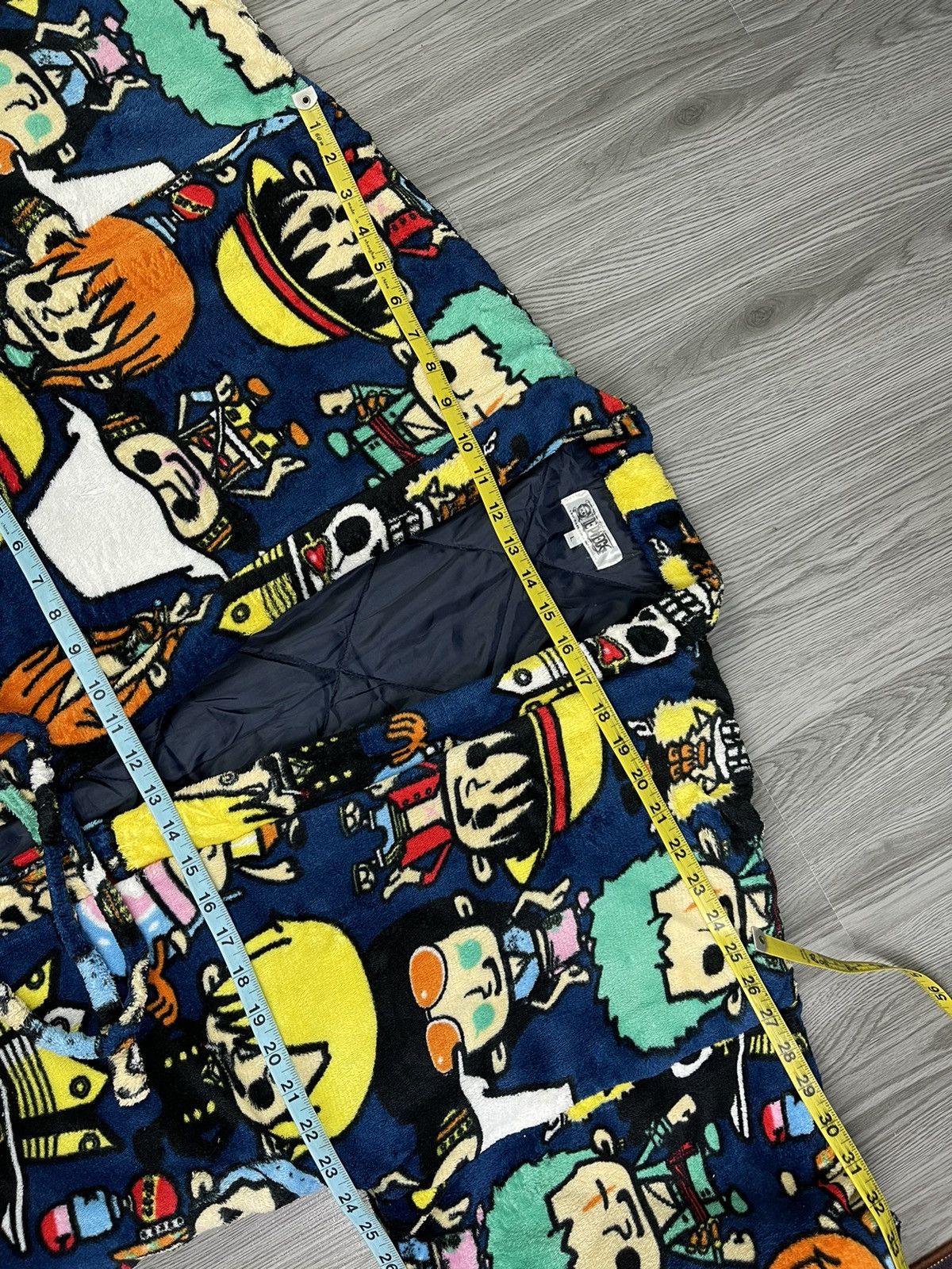 Japanese Brand × One Piece Puffy fleece full print haori One Piece Anima Kimono Size US L / EU 52-54 / 3 - 12 Thumbnail