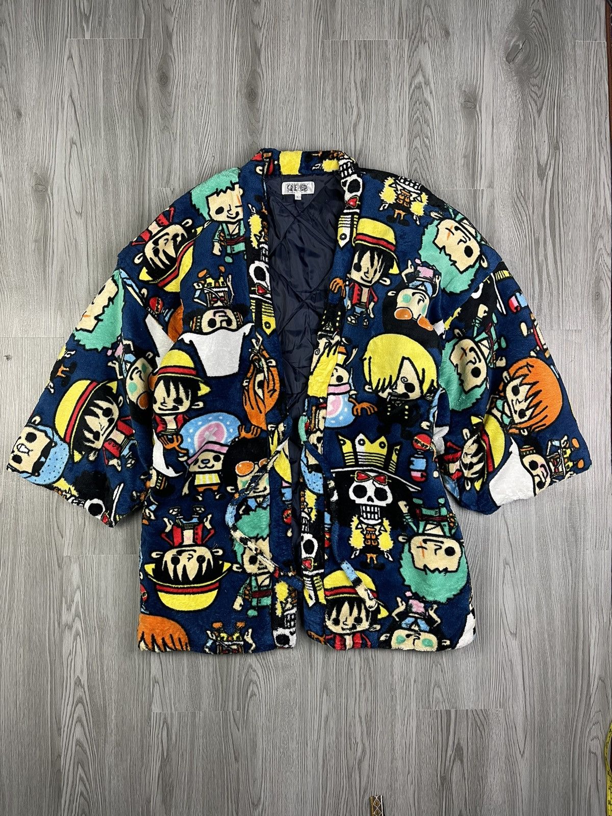 Japanese Brand × One Piece Puffy fleece full print haori One Piece Anima Kimono Size US L / EU 52-54 / 3 - 1 Thumbnail