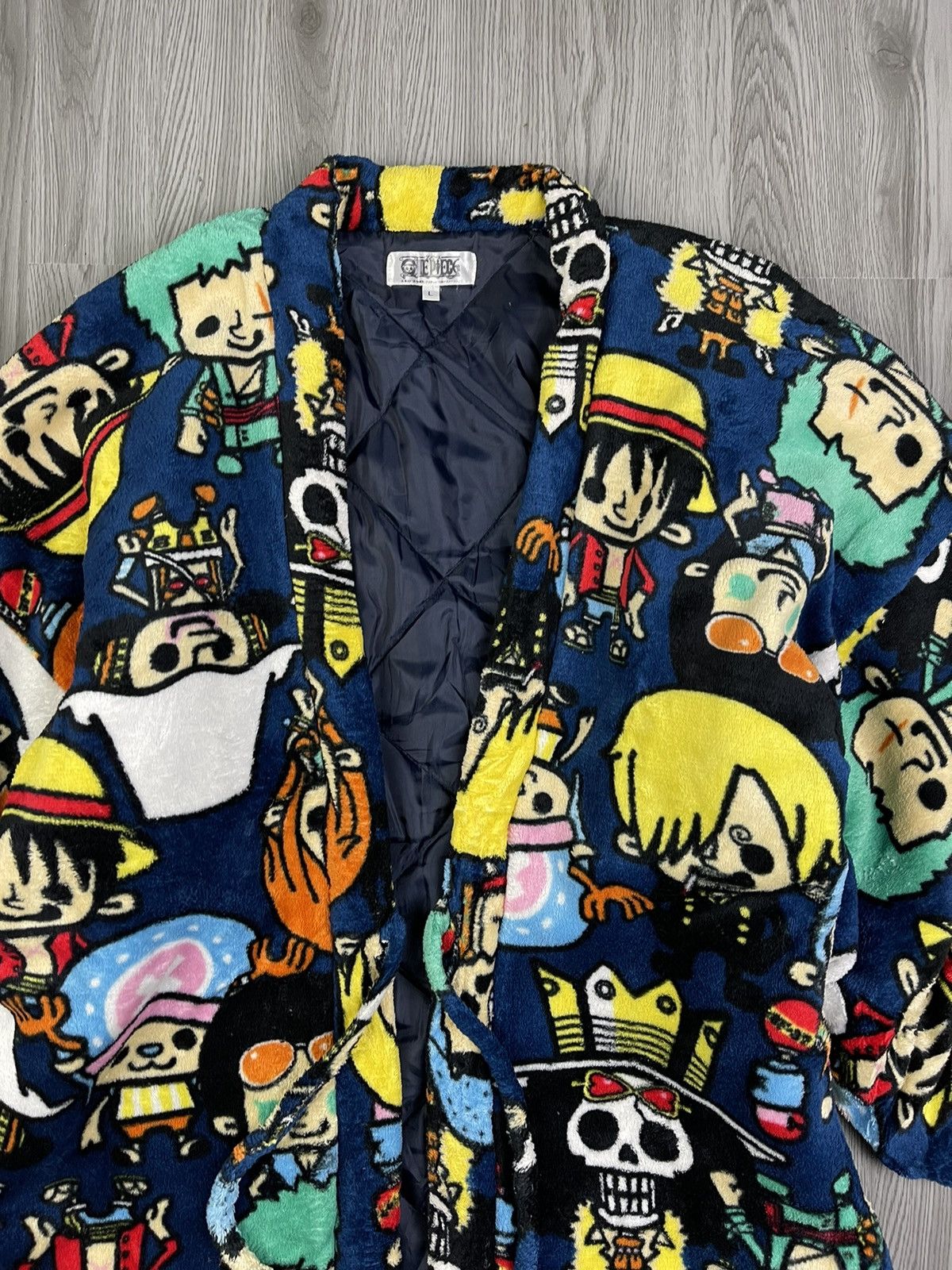 Japanese Brand × One Piece Puffy fleece full print haori One Piece Anima Kimono Size US L / EU 52-54 / 3 - 4 Thumbnail