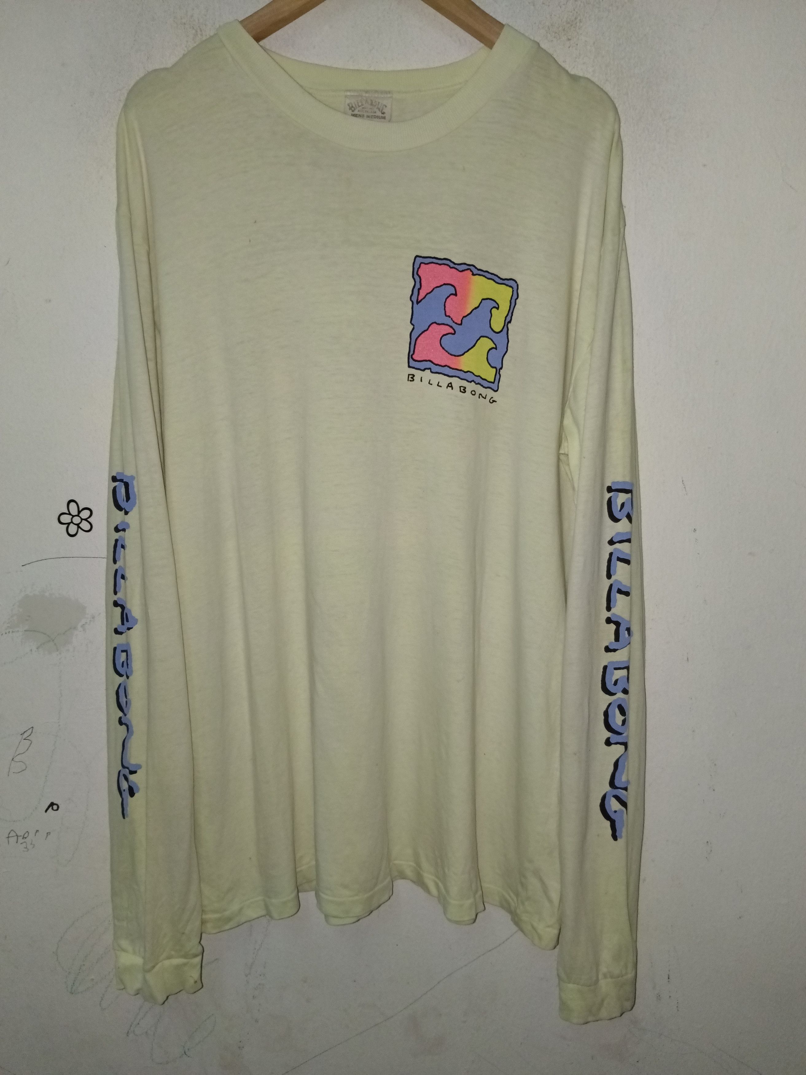 Vintage Vintage Billabong Big Logo Long Sleeve Size US L / EU 52-54 / 3 - 4 Thumbnail