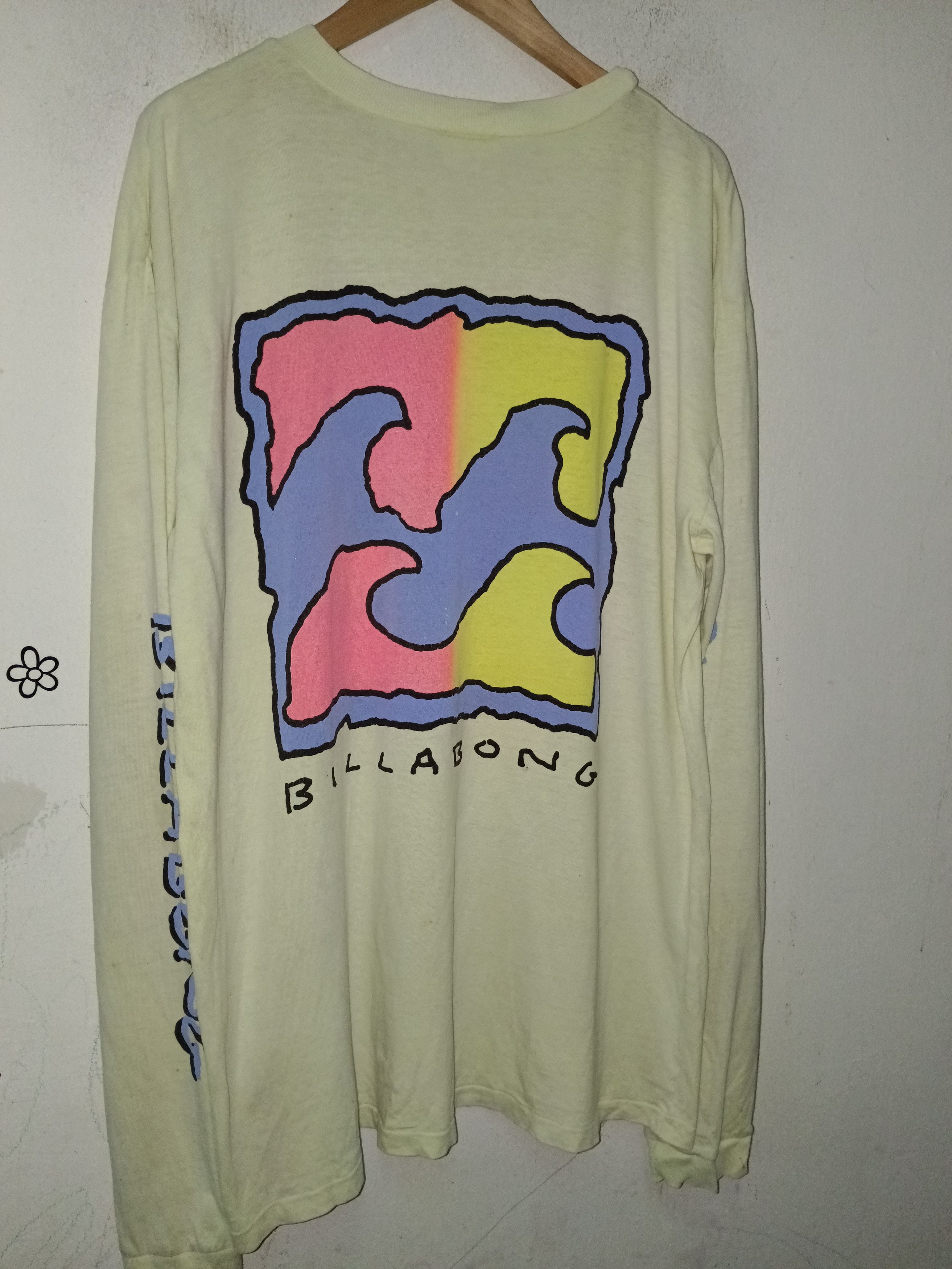Vintage Vintage Billabong Big Logo Long Sleeve Size US L / EU 52-54 / 3 - 2 Thumbnail