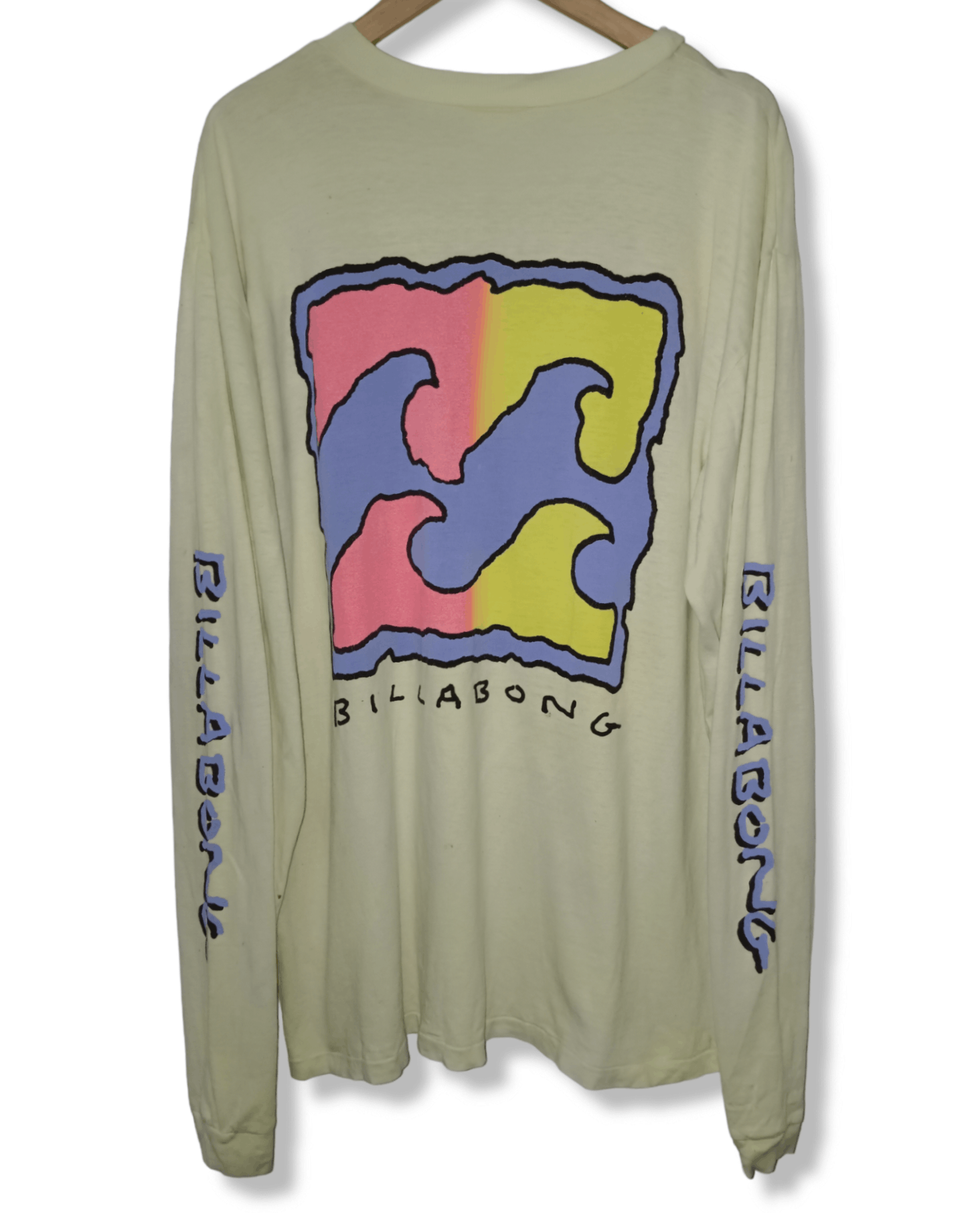 Vintage Vintage Billabong Big Logo Long Sleeve Size US L / EU 52-54 / 3 - 1 Thumbnail