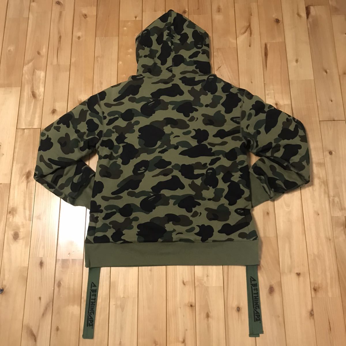Bape BAPE Half zip shark hoodie 1st camo green a bathing ape Size US M / EU 48-50 / 2 - 6 Thumbnail