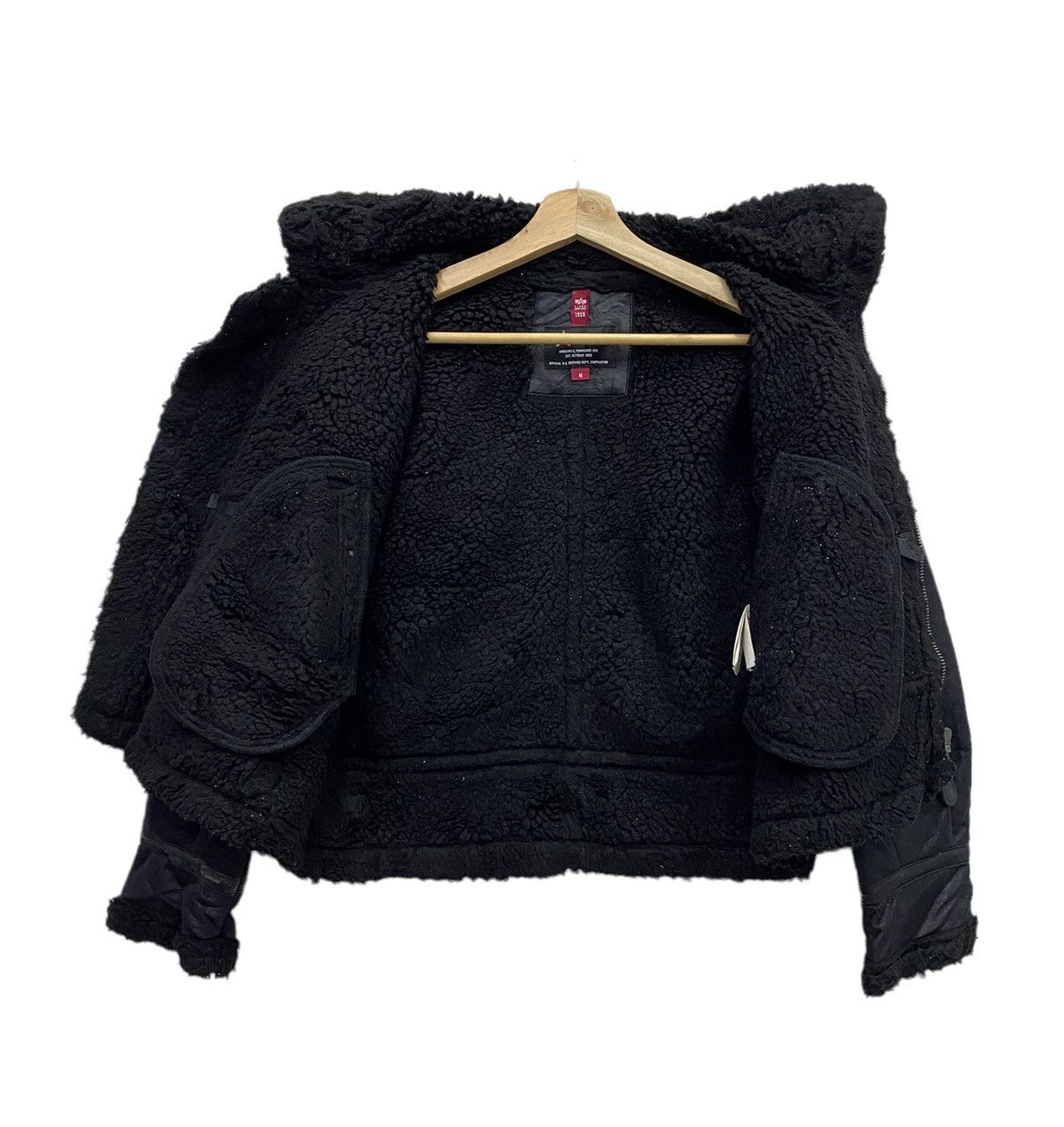 Alpha Industries ALPHA INDUSTRIES B3 JACKET SHEARLING JACKET Size M / US 6-8 / IT 42-44 - 7 Thumbnail