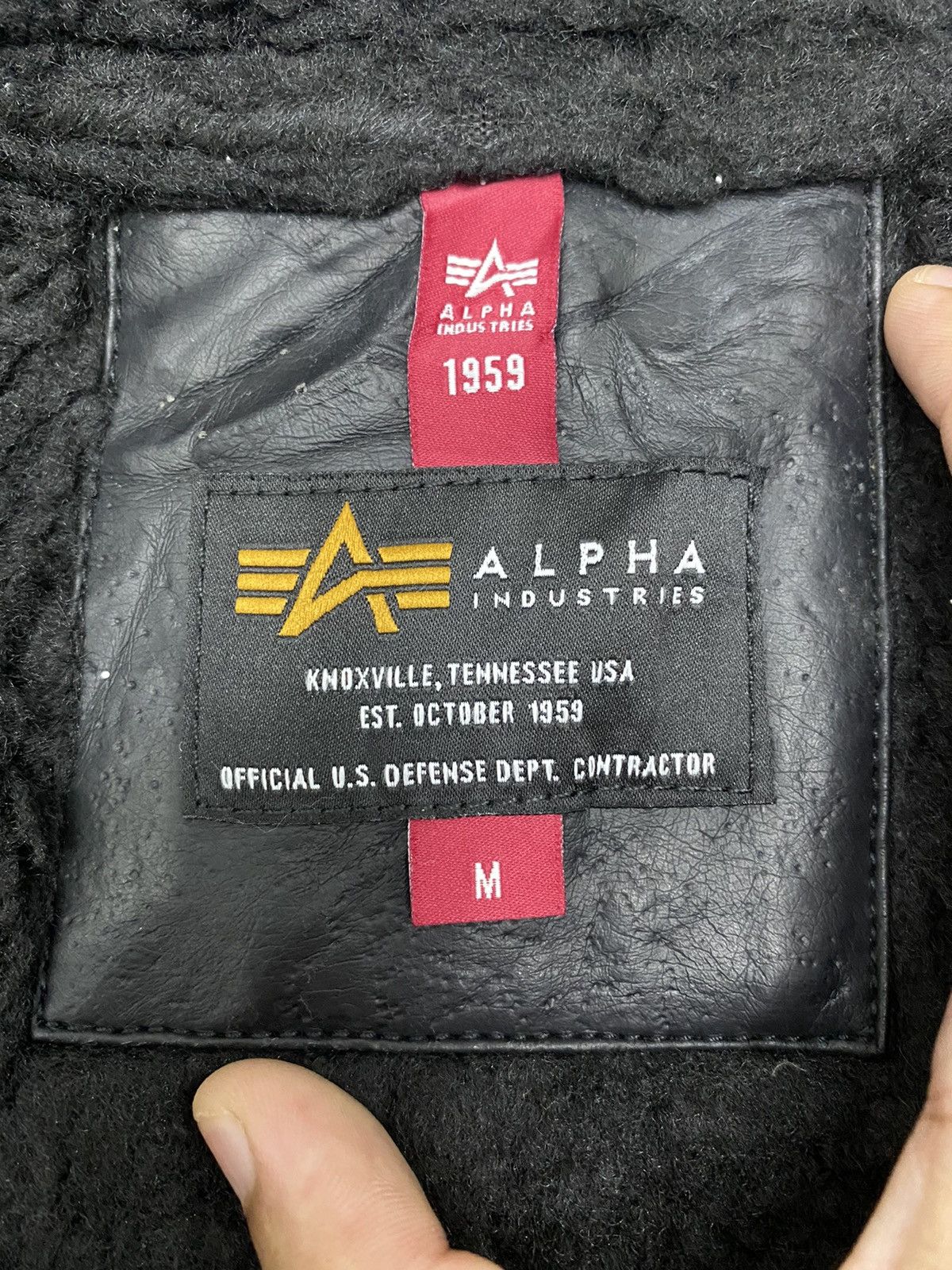Alpha Industries ALPHA INDUSTRIES B3 JACKET SHEARLING JACKET Size M / US 6-8 / IT 42-44 - 9 Thumbnail