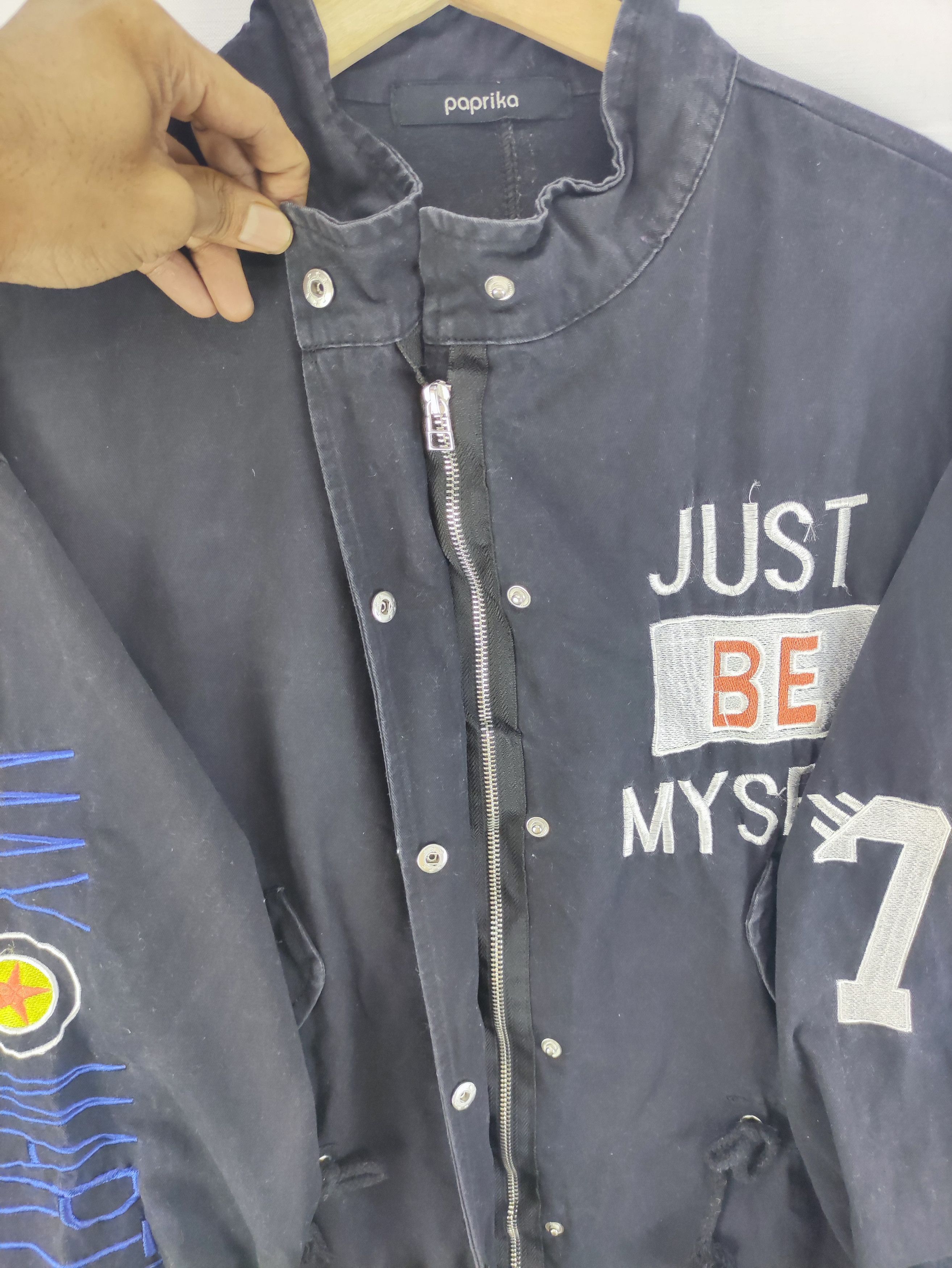 Japanese Brand Vintage Embroidered Logo Jacket By Paprika Size US L / EU 52-54 / 3 - 3 Thumbnail