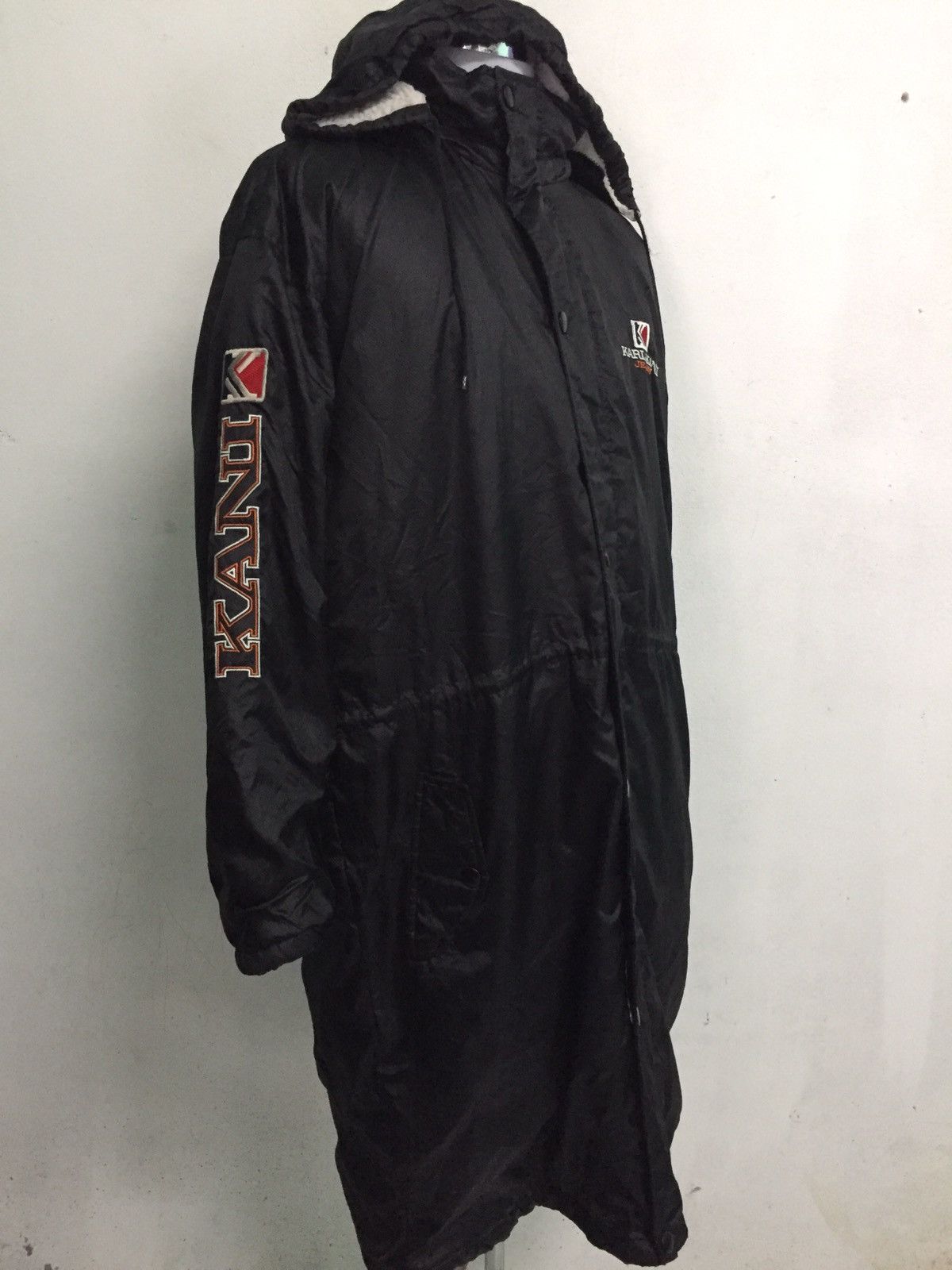 Karl Kani Karl Kani Jeans Big Logo Long Jacket Hoodie Fleece Inner Size US XL / EU 56 / 4 - 4 Thumbnail