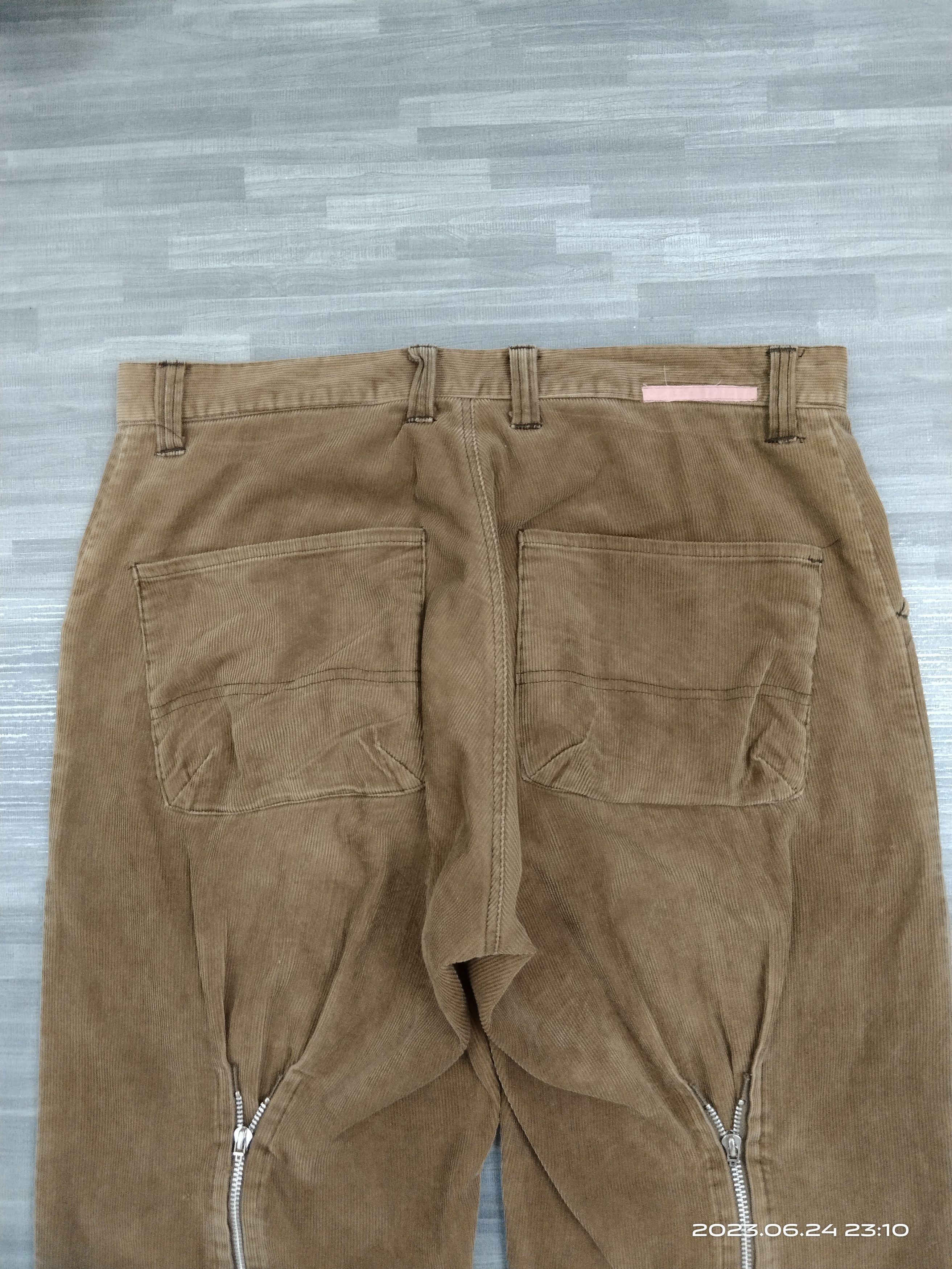Japanese Brand JAPANESE PUNK MACKDADDY COULDUROY ZIPPER PANTS Size US 33 - 5 Thumbnail