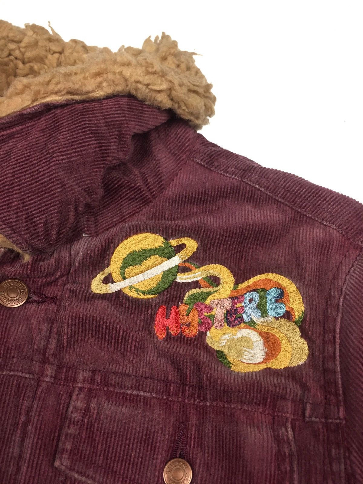 Hysteric Glamour Hysteric Glamour Embroidery Sherpa trucker jacket Size XS / US 0-2 / IT 36-38 - 3 Thumbnail