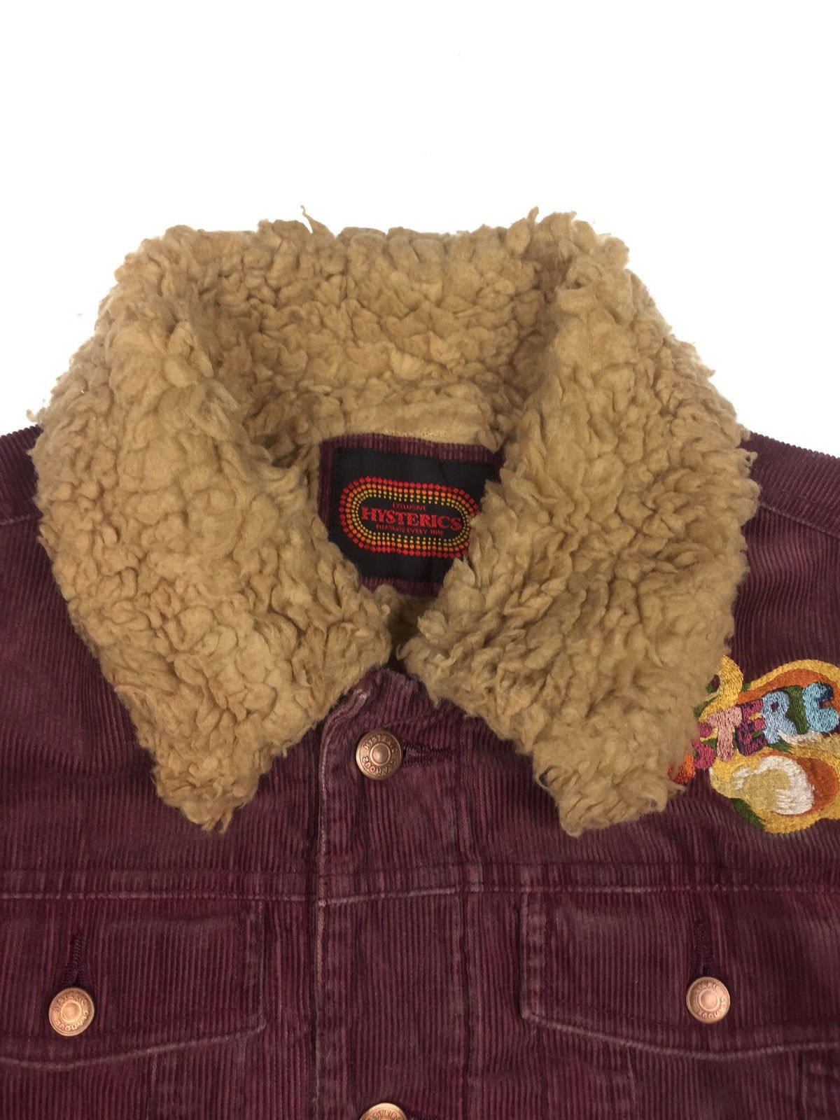 Hysteric Glamour Hysteric Glamour Embroidery Sherpa trucker jacket Size XS / US 0-2 / IT 36-38 - 4 Thumbnail