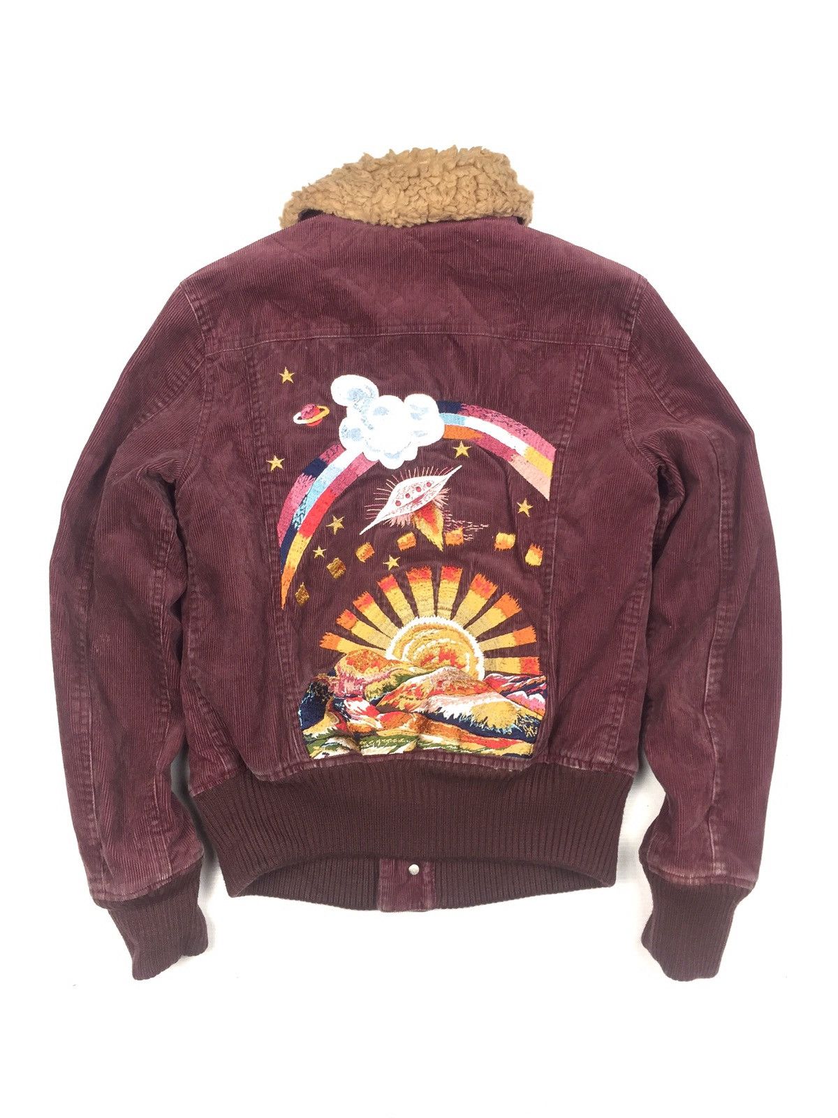 Hysteric Glamour Hysteric Glamour Embroidery Sherpa trucker jacket Size XS / US 0-2 / IT 36-38 - 1 Thumbnail