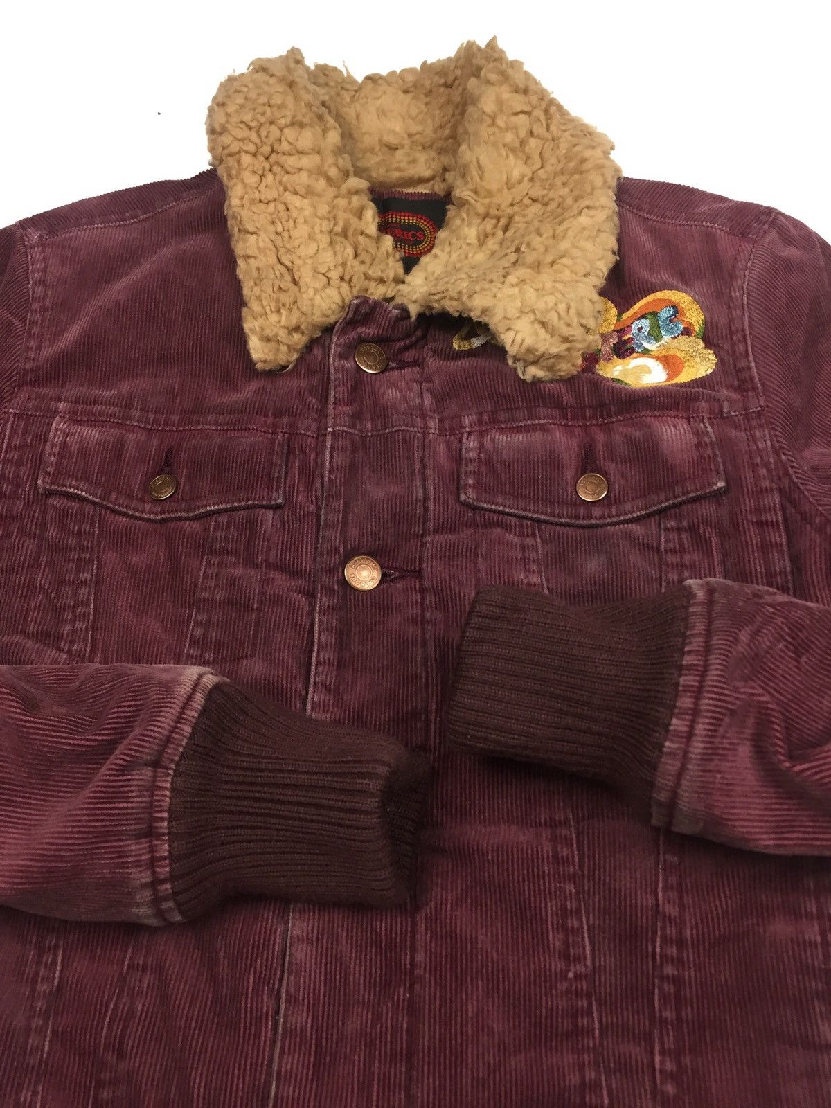 Hysteric Glamour Hysteric Glamour Embroidery Sherpa trucker jacket Size XS / US 0-2 / IT 36-38 - 15 Thumbnail