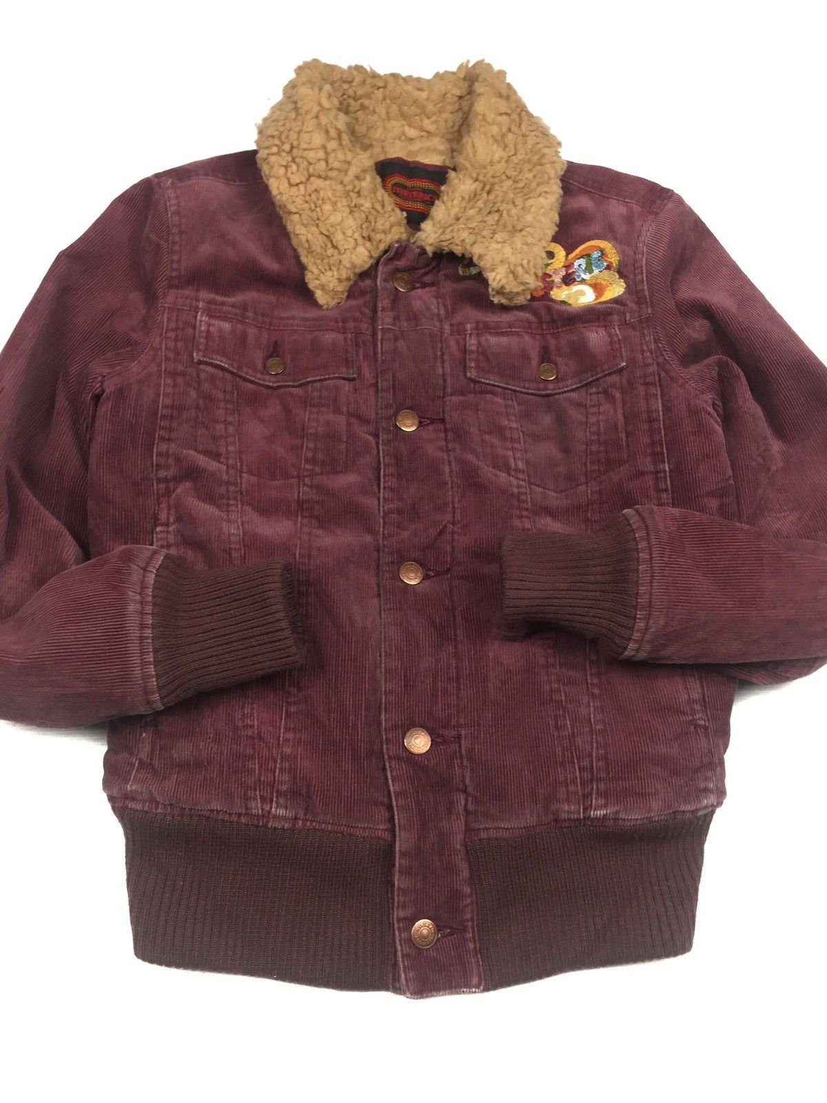 Hysteric Glamour Hysteric Glamour Embroidery Sherpa trucker jacket Size XS / US 0-2 / IT 36-38 - 5 Thumbnail