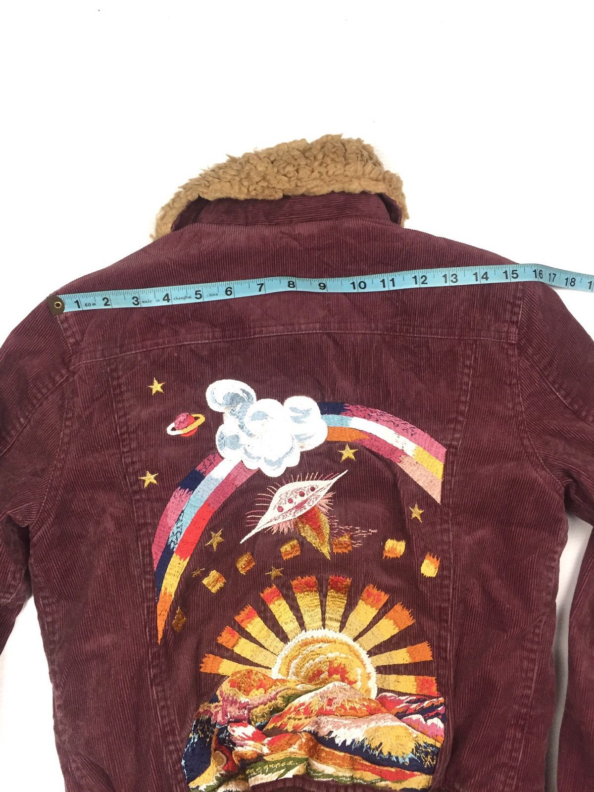 Hysteric Glamour Hysteric Glamour Embroidery Sherpa trucker jacket Size XS / US 0-2 / IT 36-38 - 14 Thumbnail