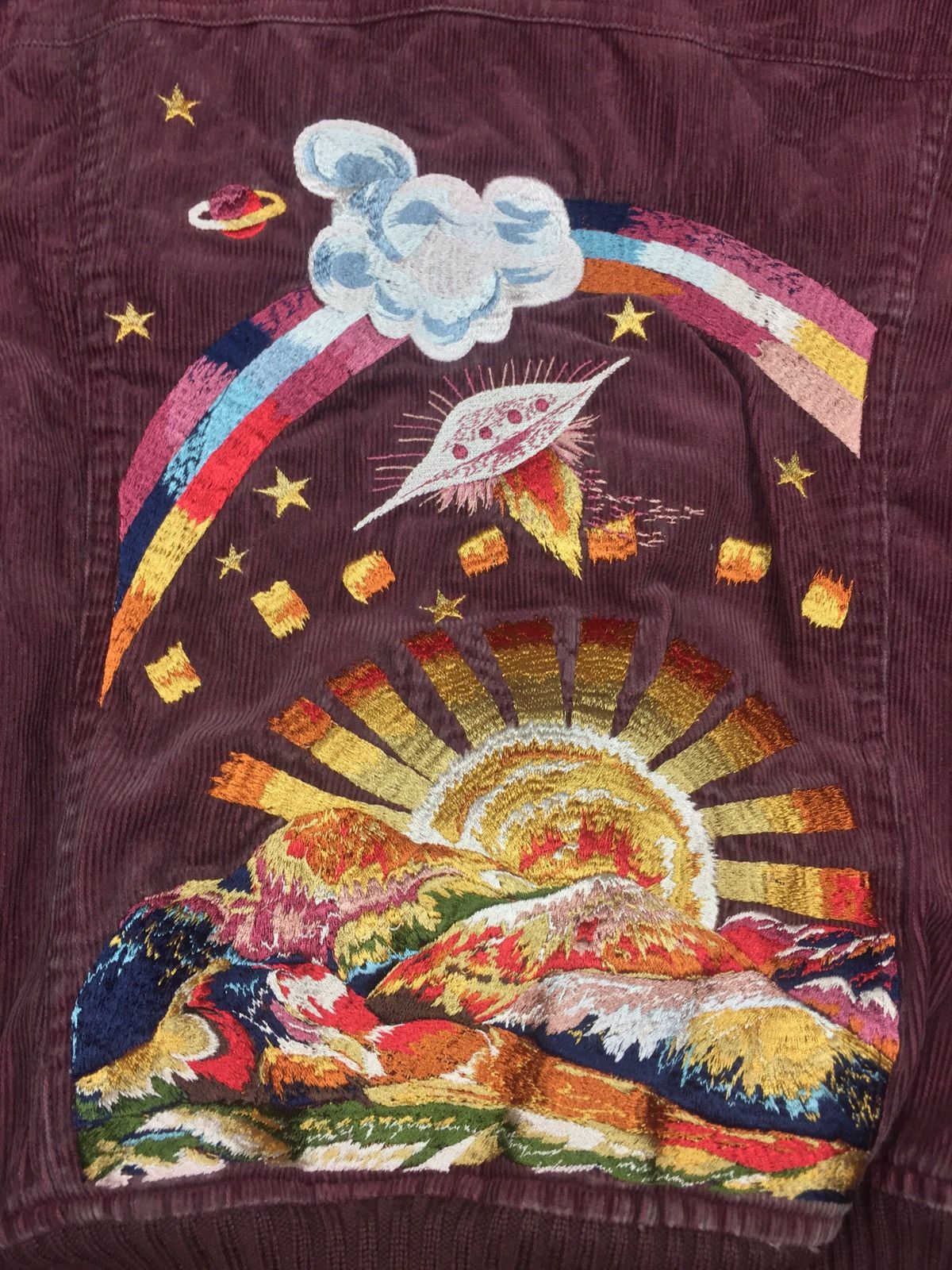 Hysteric Glamour Hysteric Glamour Embroidery Sherpa trucker jacket Size XS / US 0-2 / IT 36-38 - 6 Thumbnail