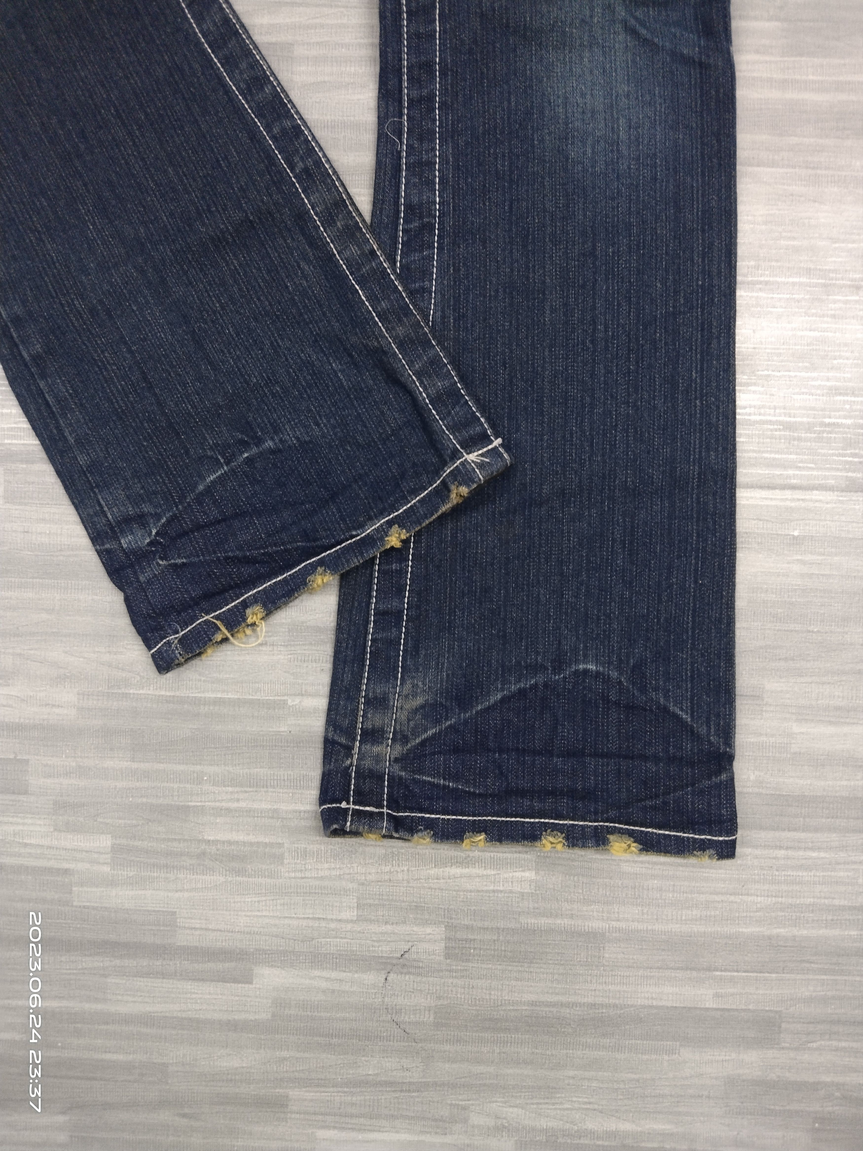 Japanese Brand FLARE SICK LIMITED DENIM PANTS Size US 31 - 6 Thumbnail