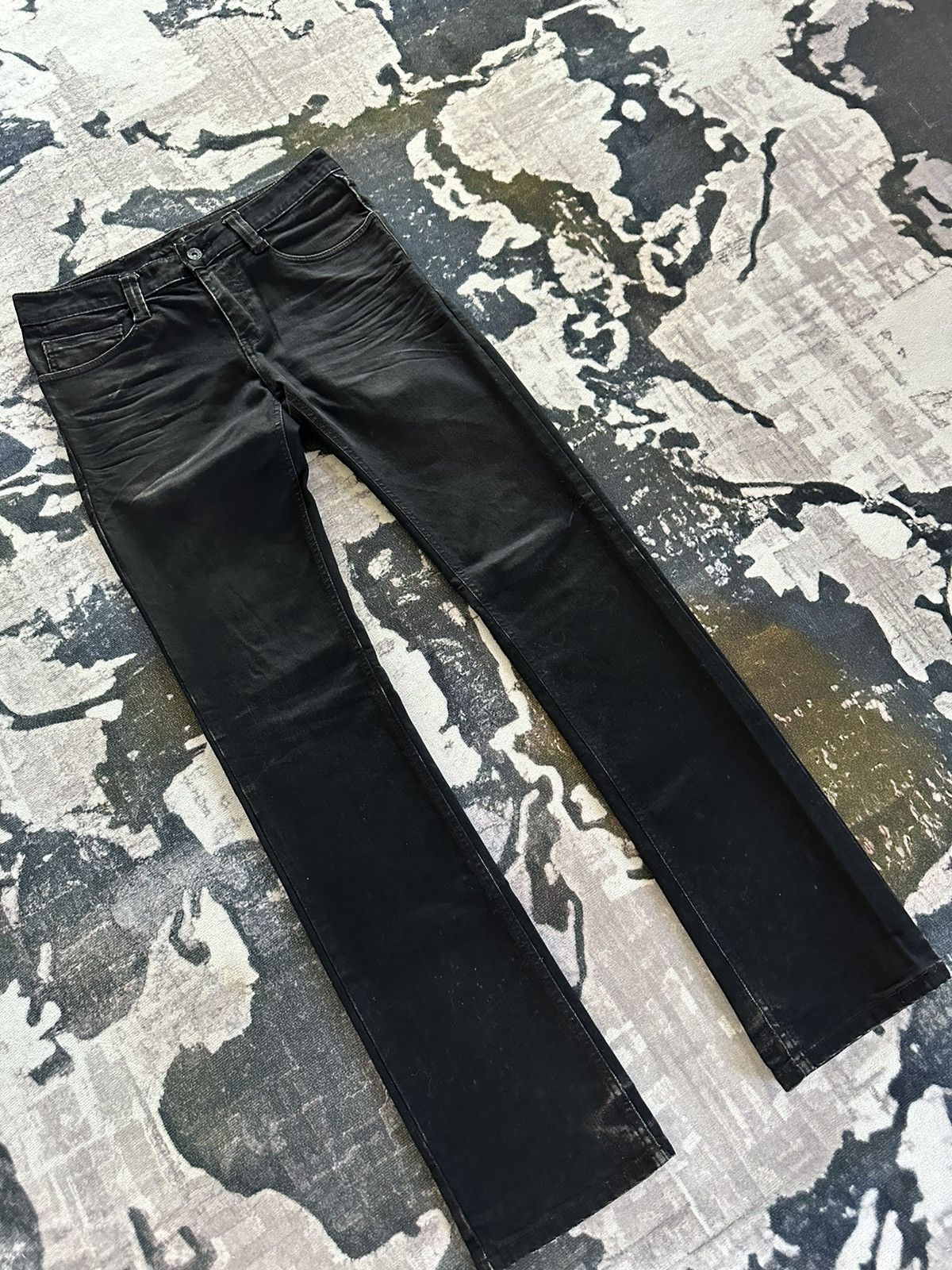 NO ID Avant garde No ID black slim denim hediboy Size US 30 / EU 46 - 3 Thumbnail