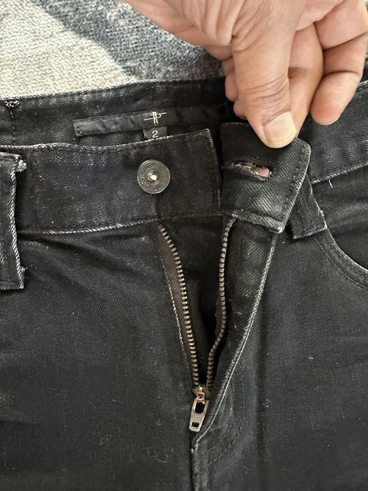 NO ID Avant garde No ID black slim denim hediboy Size US 30 / EU 46 - 8 Thumbnail