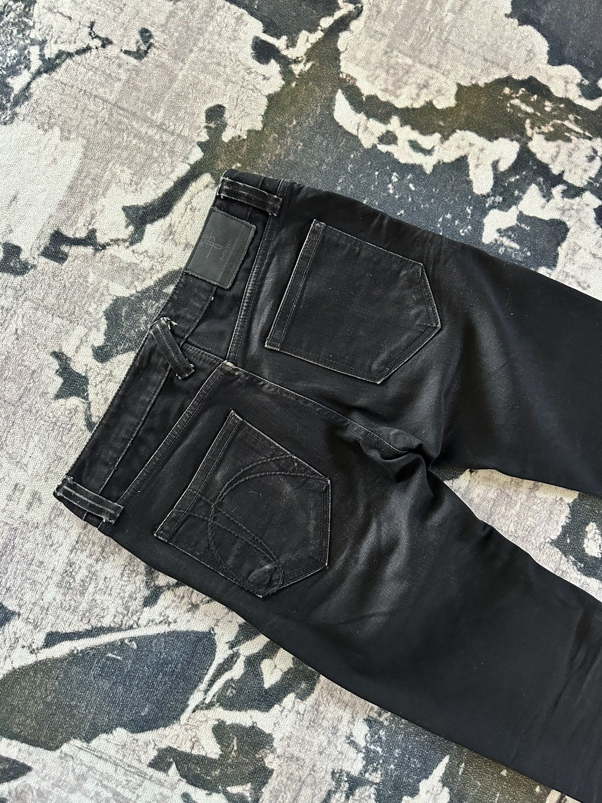 NO ID Avant garde No ID black slim denim hediboy Size US 30 / EU 46 - 10 Thumbnail