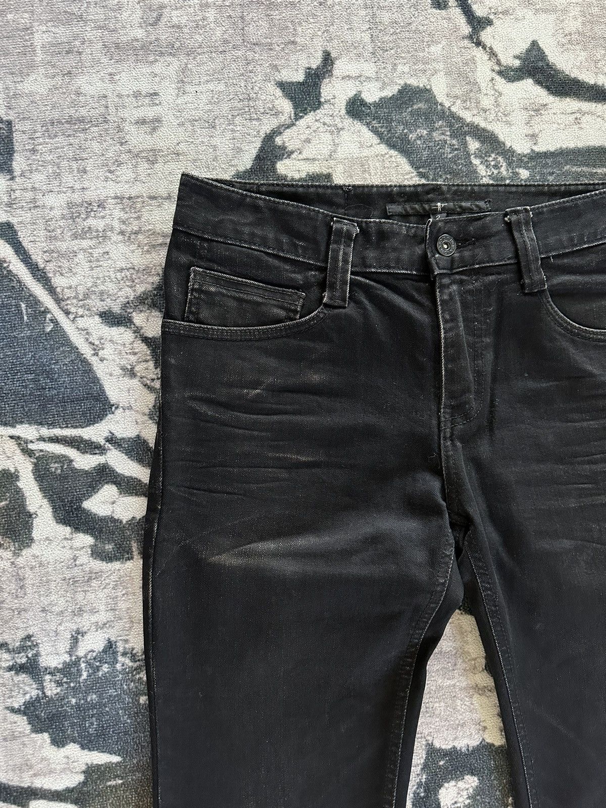 NO ID Avant garde No ID black slim denim hediboy Size US 30 / EU 46 - 4 Thumbnail