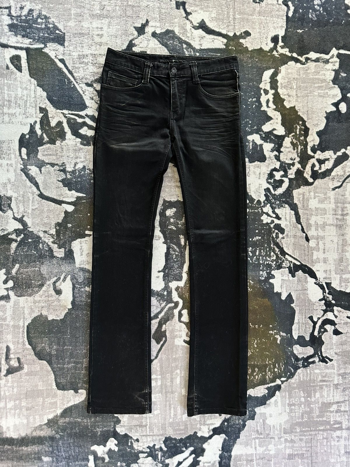 image of Avant Garde No Id Black Slim Denim, Men's (Size 30)