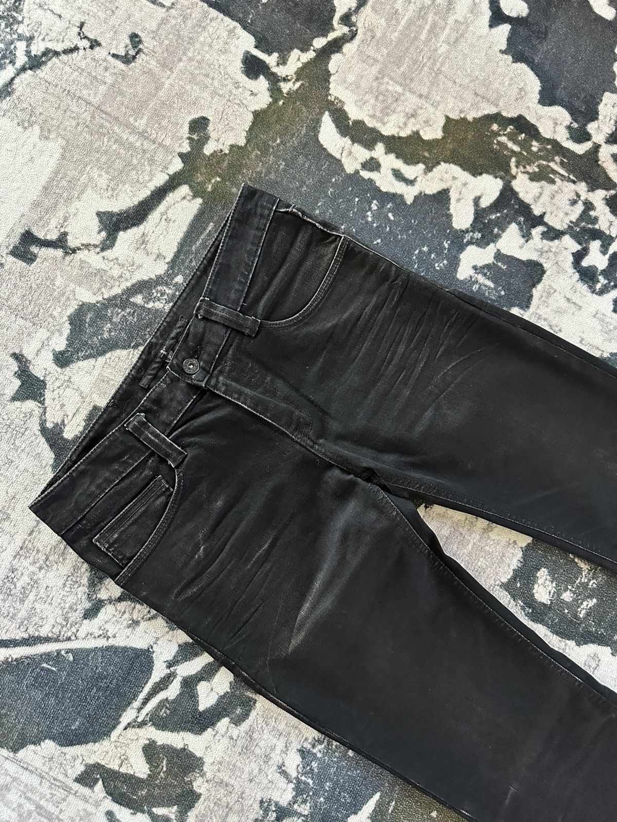 NO ID Avant garde No ID black slim denim hediboy Size US 30 / EU 46 - 2 Thumbnail