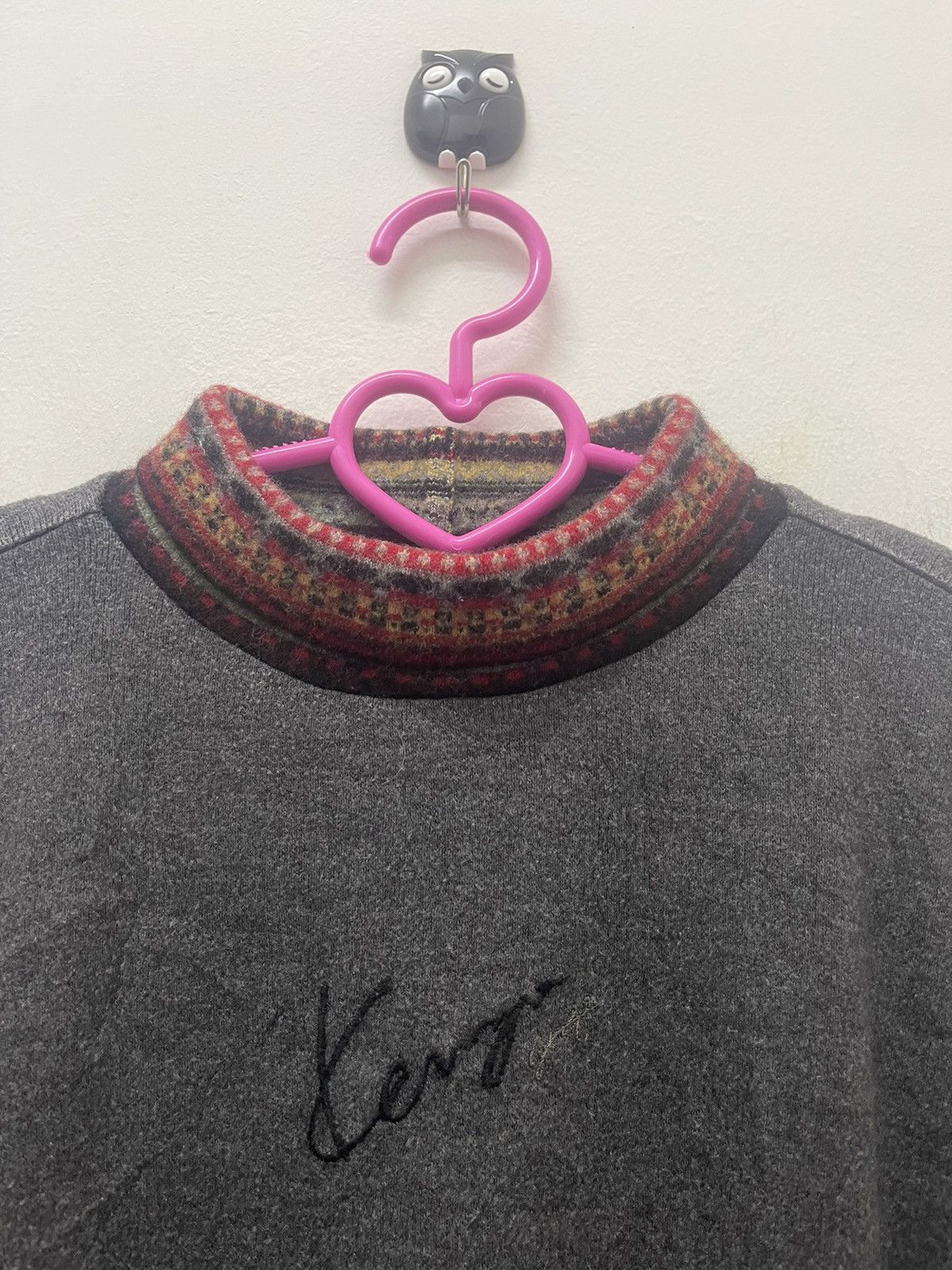 Kenzo Rare Vintage KENZO Center Embroidered Spell Out Turtleneck Size US M / EU 48-50 / 2 - 2 Thumbnail