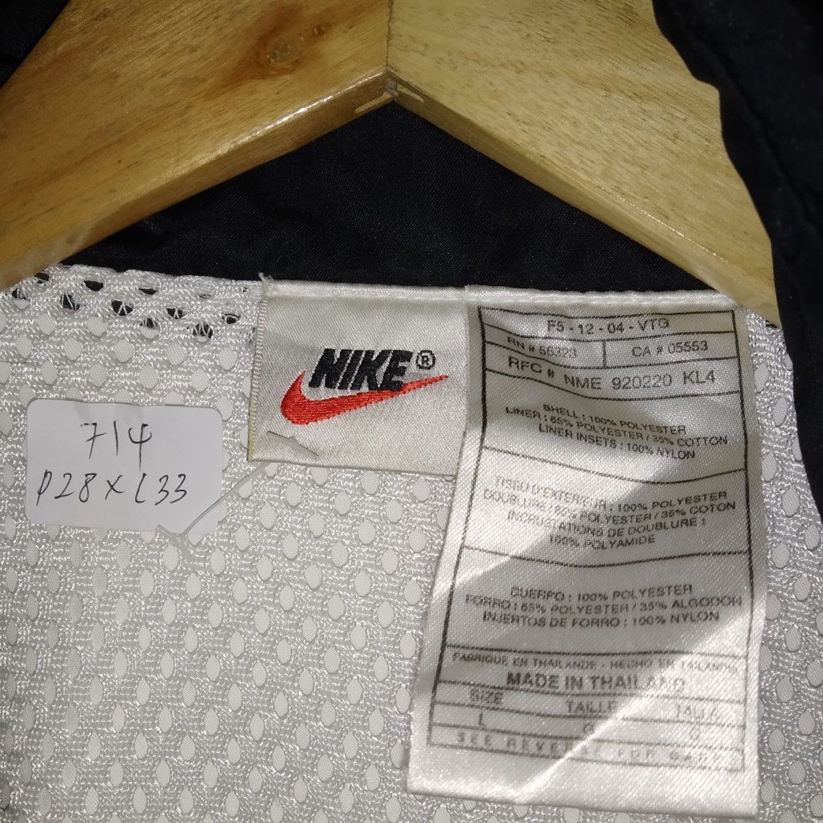 Nike Vintage Nike Half Zipper Nike Swoosh ACG Size US XL / EU 56 / 4 - 3 Thumbnail