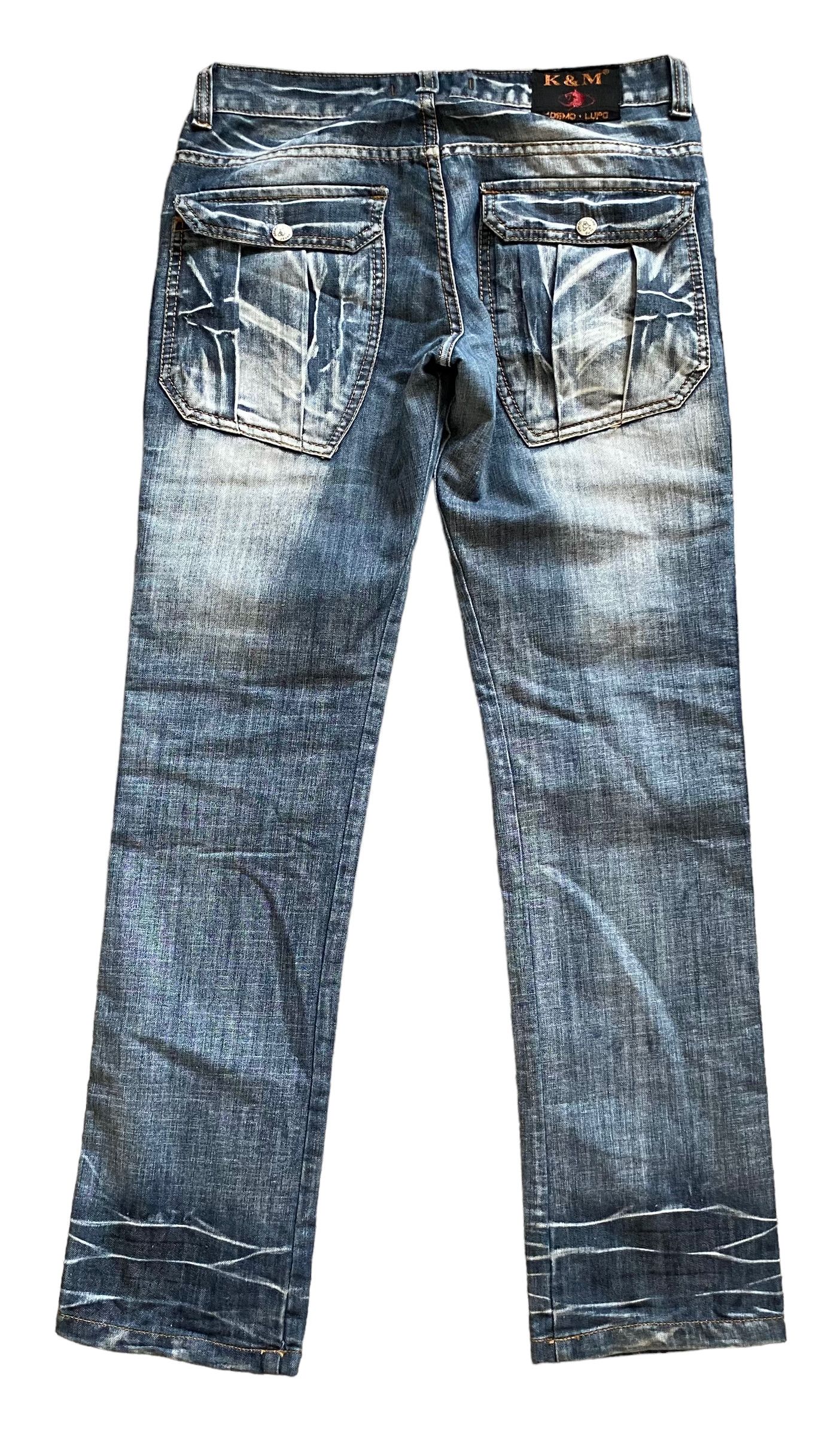 Japanese Brand Multizippocket y2k vintage drippy jeans Size US 32 / EU 48 - 2 Thumbnail