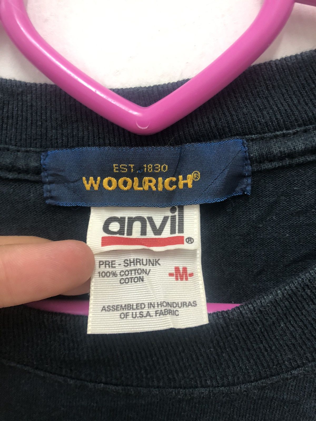 Woolrich Woolen Mills Rare Vintage WOOLRICH Graphic Tee Size US M / EU 48-50 / 2 - 2 Thumbnail