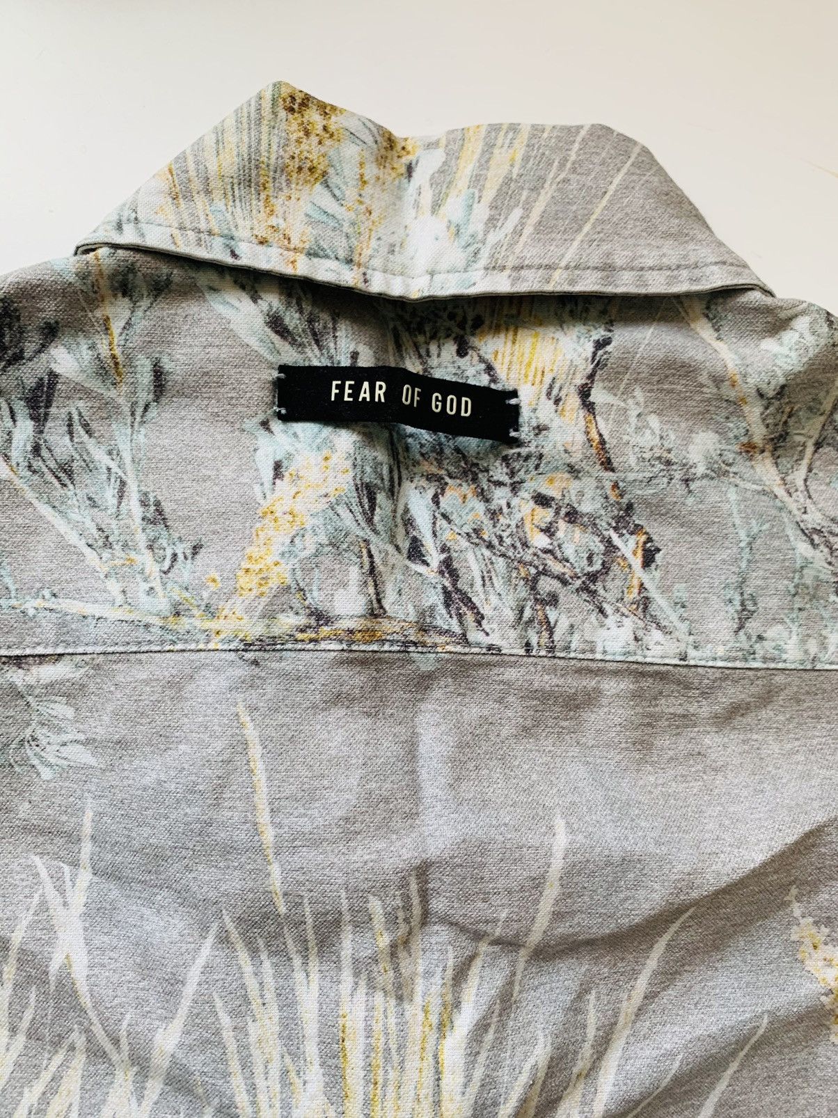 Fear of God Fear of god prairie ghost camo long sleeve button up Size US L / EU 52-54 / 3 - 6 Thumbnail