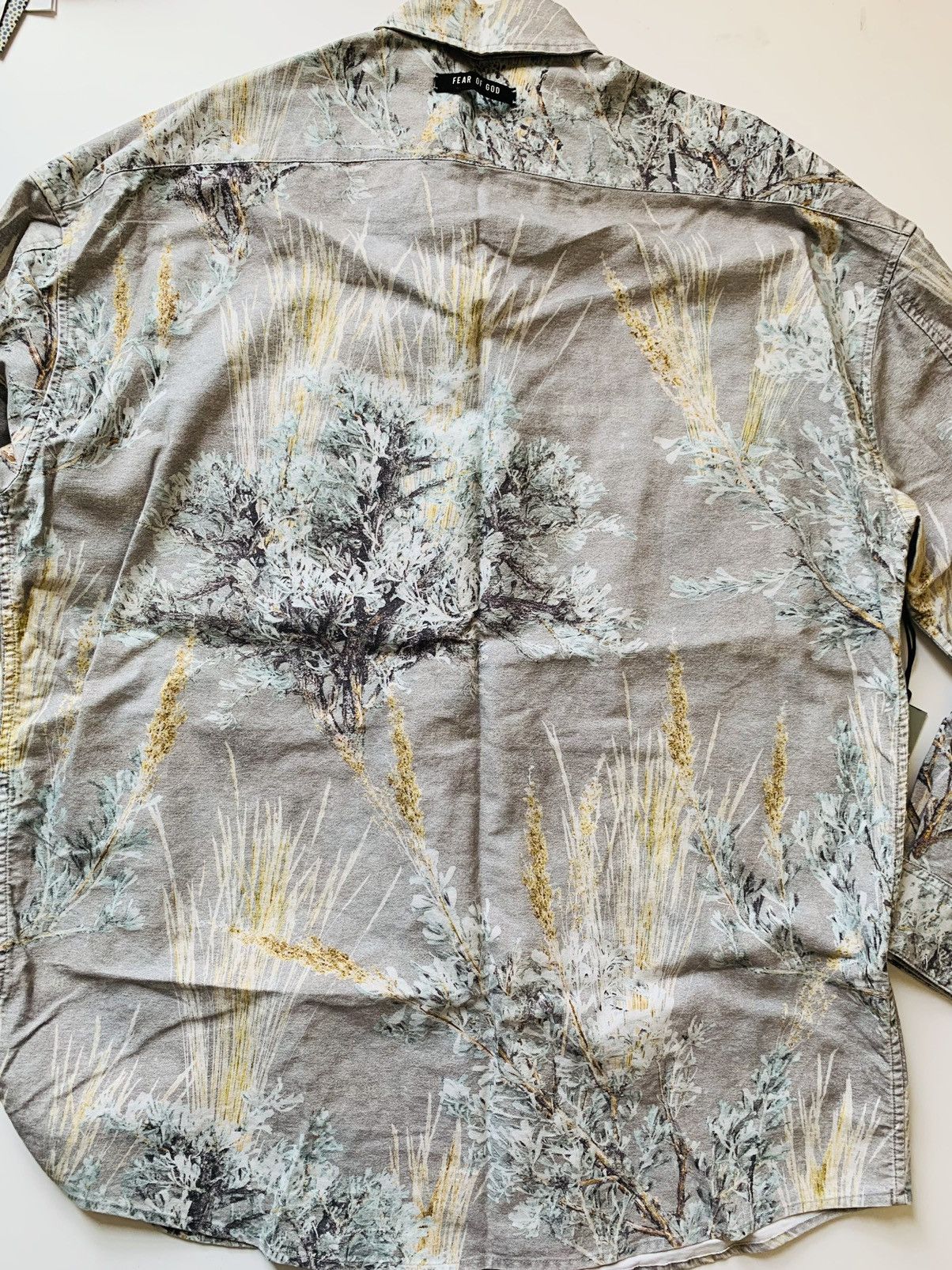 Fear of God Fear of god prairie ghost camo long sleeve button up Size US L / EU 52-54 / 3 - 5 Thumbnail
