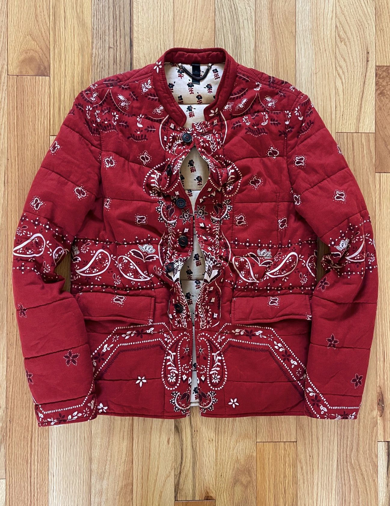 Burberry AW2015 Burberry Prorsum Paisley Quilted Mandolin Jacket Size US M / EU 48-50 / 2 - 1 Thumbnail