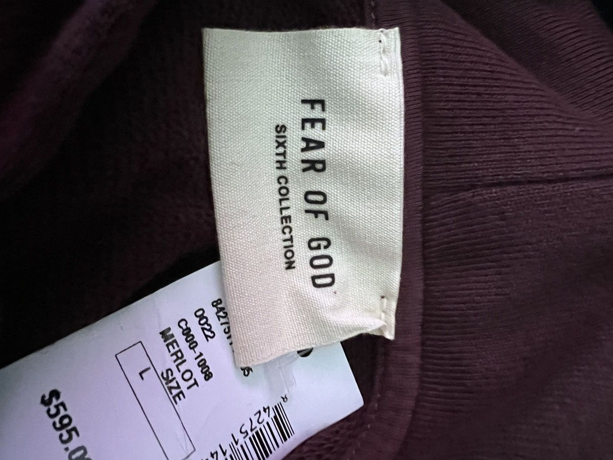 Fear of God Fear of god everyday hoodie merlot size L Size US L / EU 52-54 / 3 - 12 Thumbnail