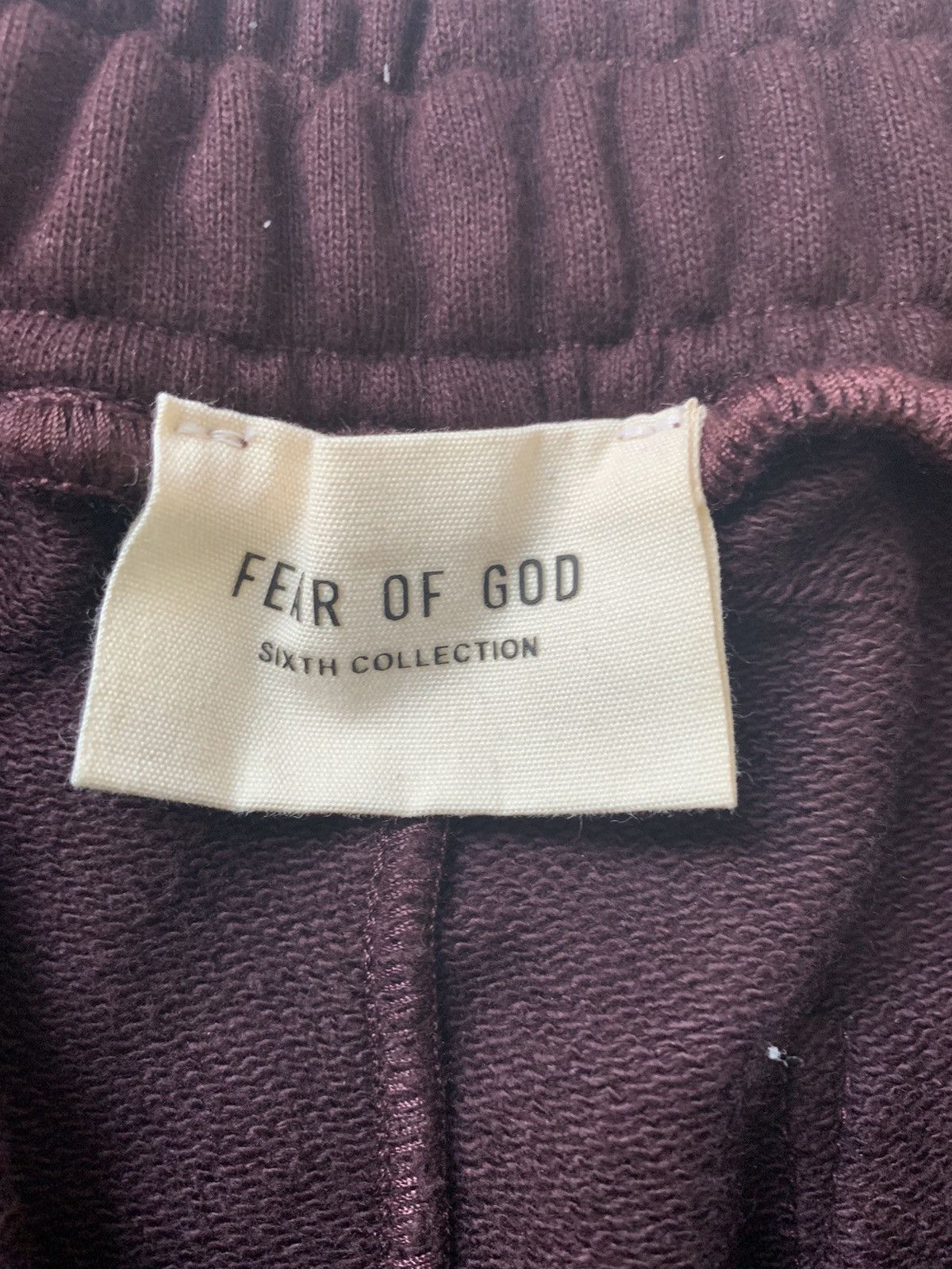 Fear of God Fear of god core sweatpants merlot Size US 30 / EU 46 - 3 Thumbnail