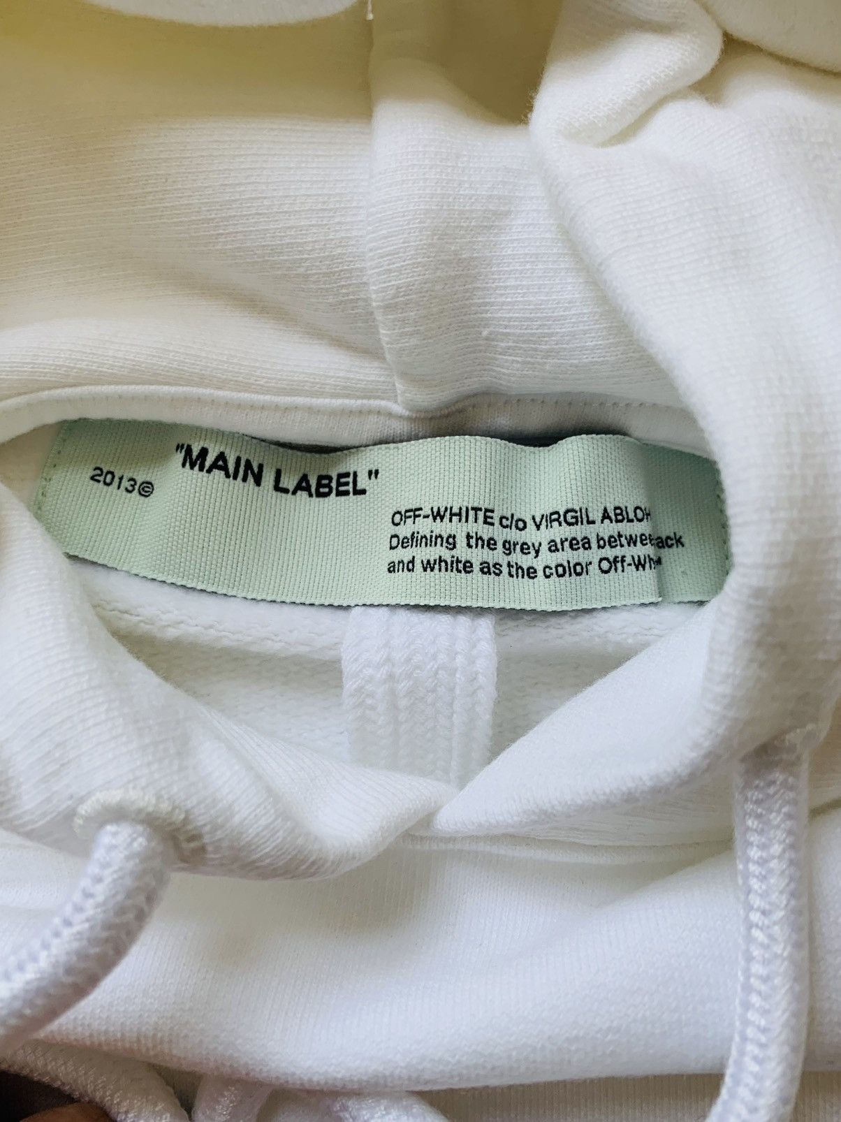 Off-White Off white tape diagonal arrow hoodie Size US S / EU 44-46 / 1 - 2 Thumbnail