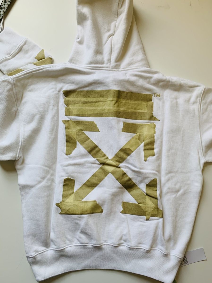 Off-White Off white tape diagonal arrow hoodie Size US S / EU 44-46 / 1 - 4 Thumbnail