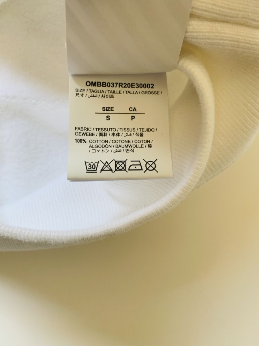 Off-White Off white tape diagonal arrow hoodie Size US S / EU 44-46 / 1 - 6 Thumbnail