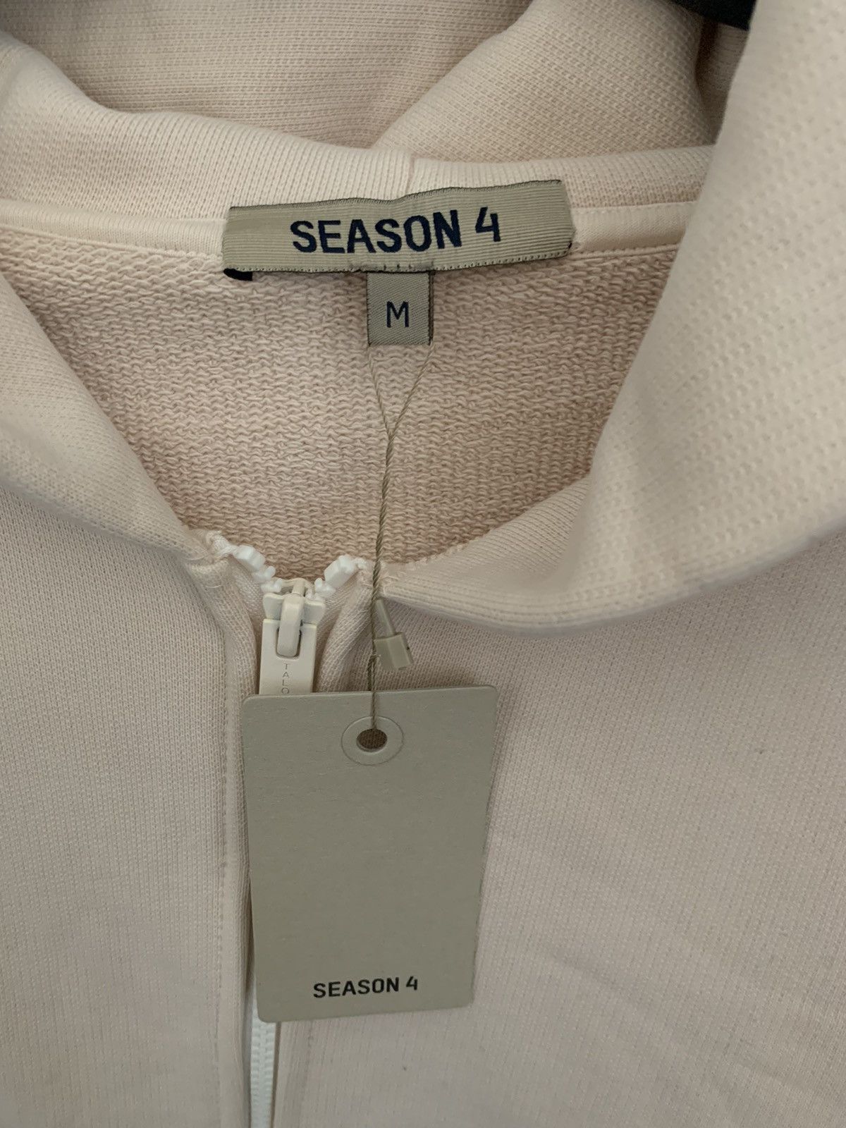 Yeezy Yeezy season 4 boxy zip hoodie light sand Size US M / EU 48-50 / 2 - 5 Thumbnail