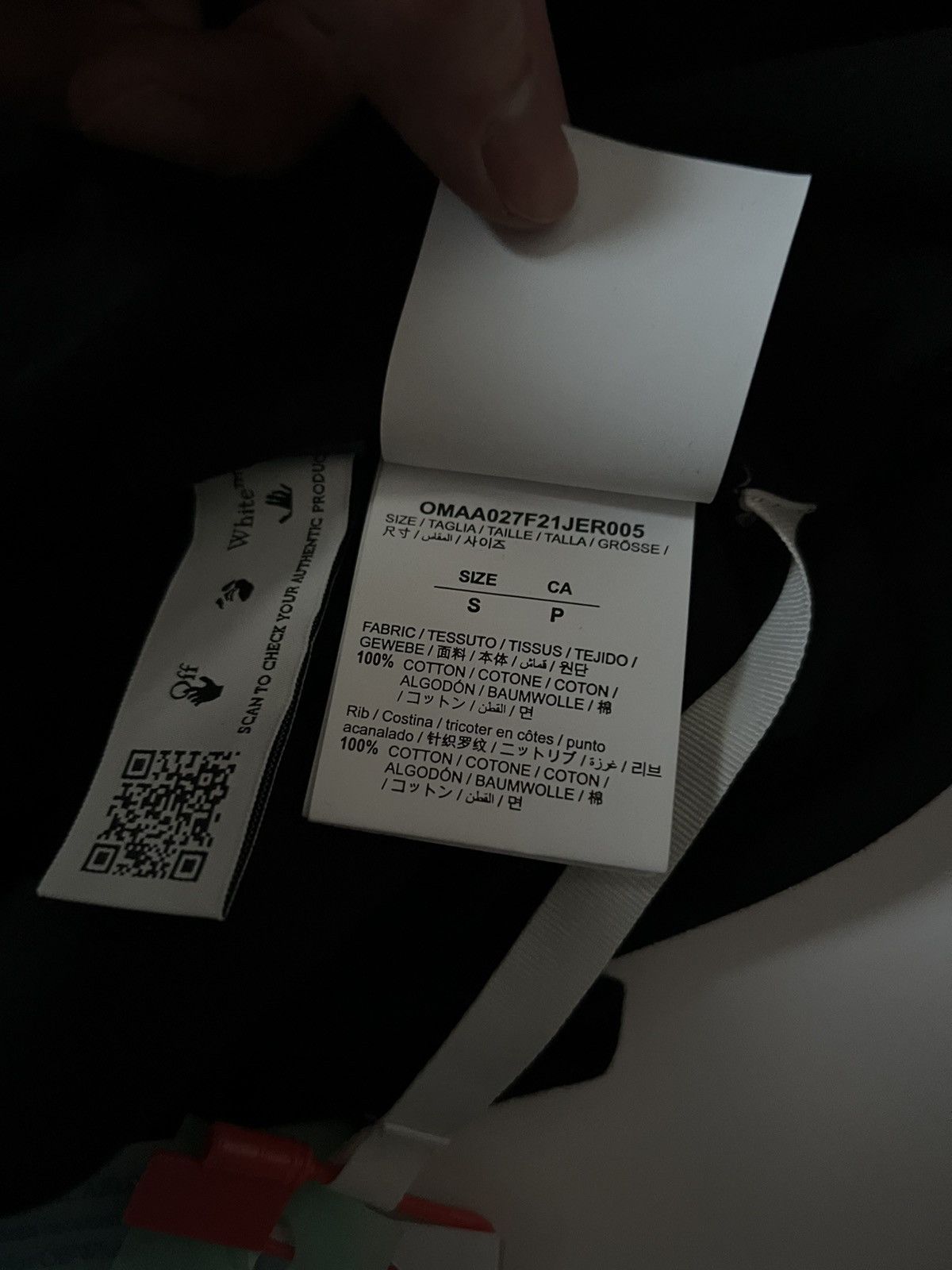 Off-White Degrade Arrow Logo Cotton T-Shirt slim fit Size US S / EU 44-46 / 1 - 5 Thumbnail