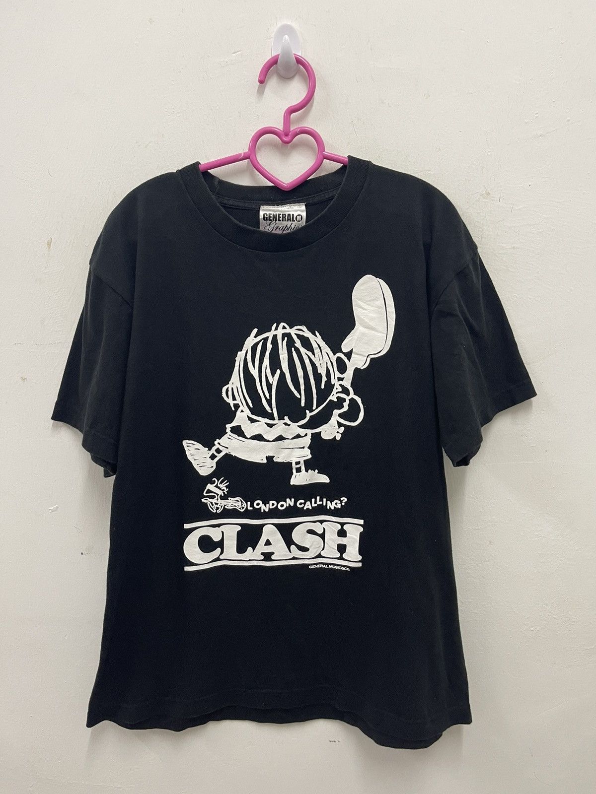 Band Tees Rare General Music London Calling The Clash Shirt Size US M / EU 48-50 / 2 - 1 Thumbnail