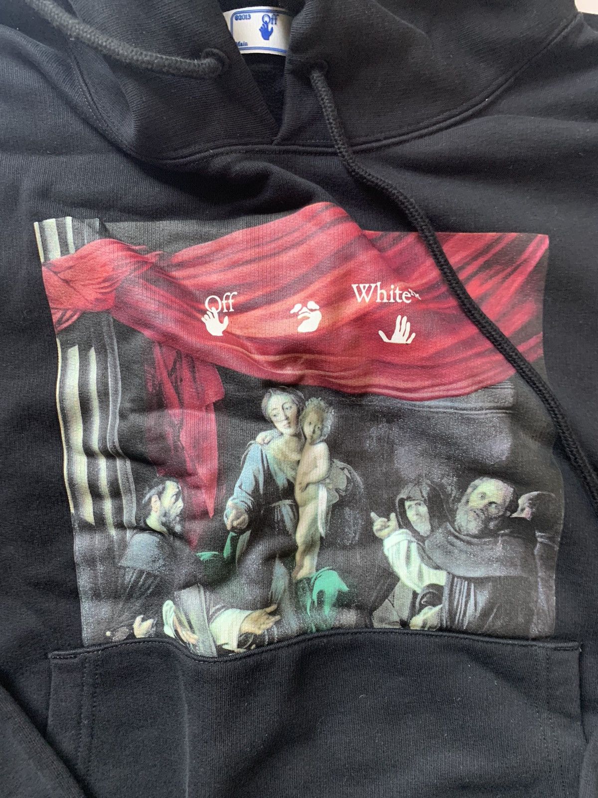 Off-White Off-White Caravaggio Painting Hoodie Size US M / EU 48-50 / 2 - 2 Thumbnail